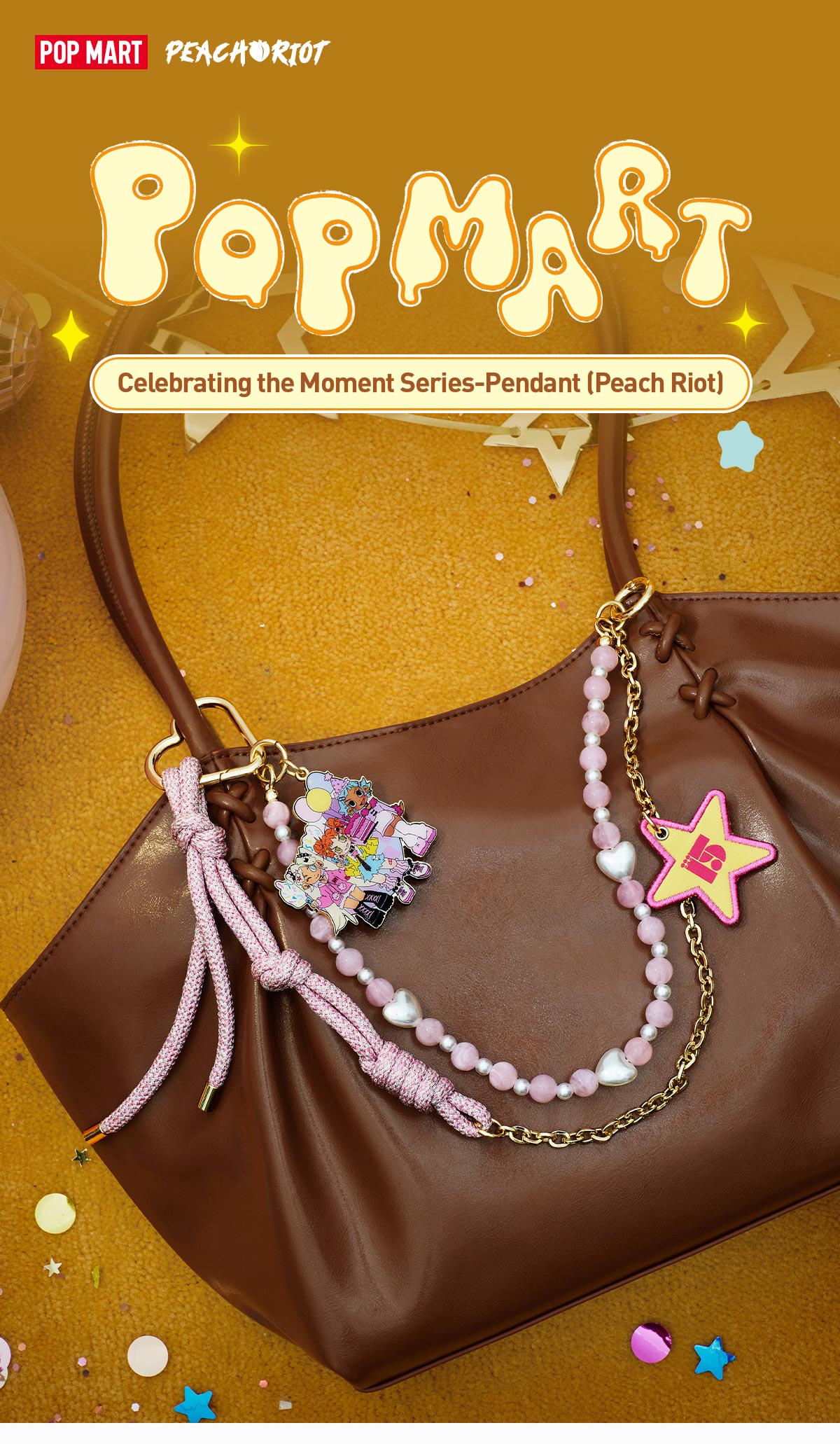 Celebrating the Moment Series-Pendant (Peach Riot) - POP MART