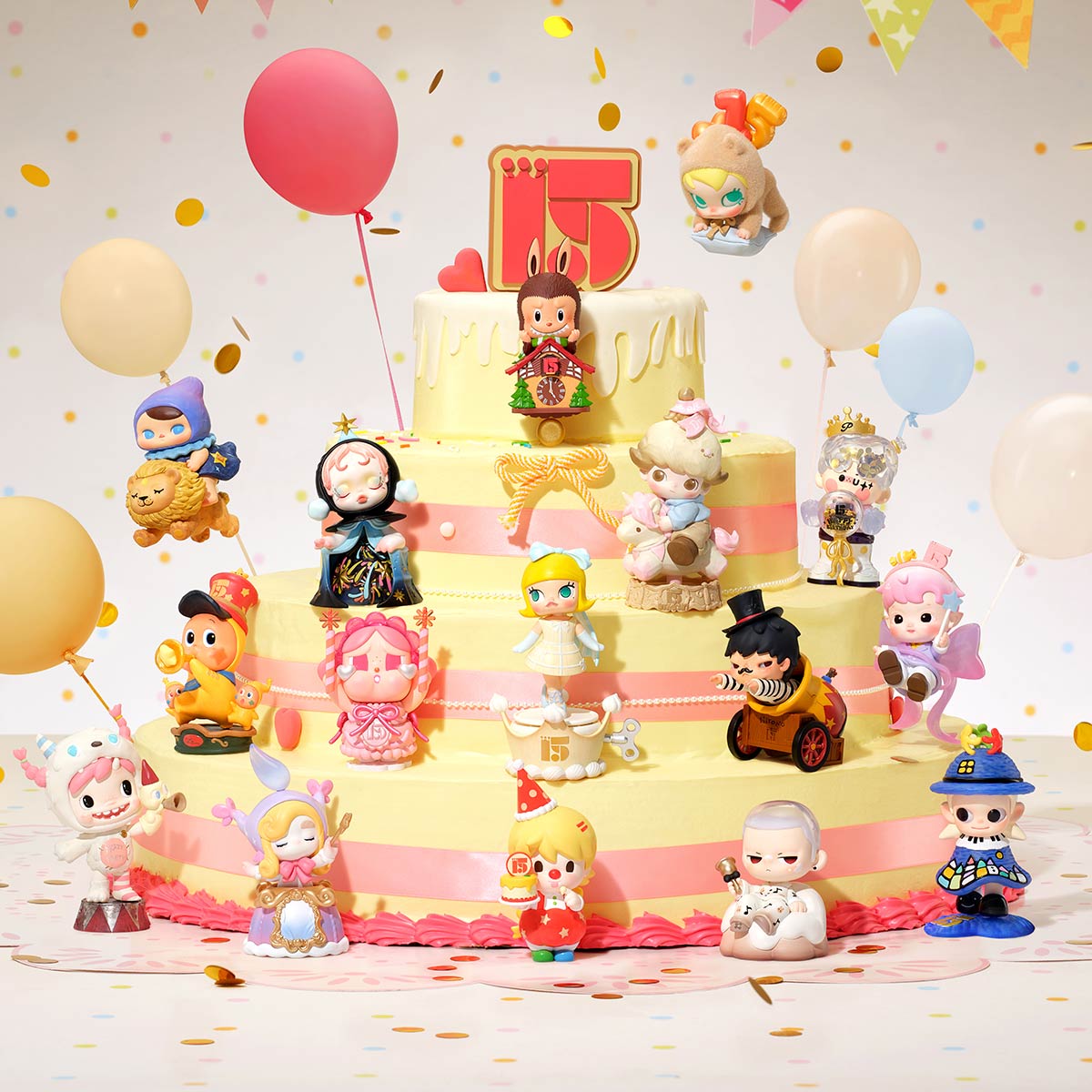 POP MART 15th Anniversary シリーズ Secret Celebrating the Moment POP MART 15th Anniversary Series Figures