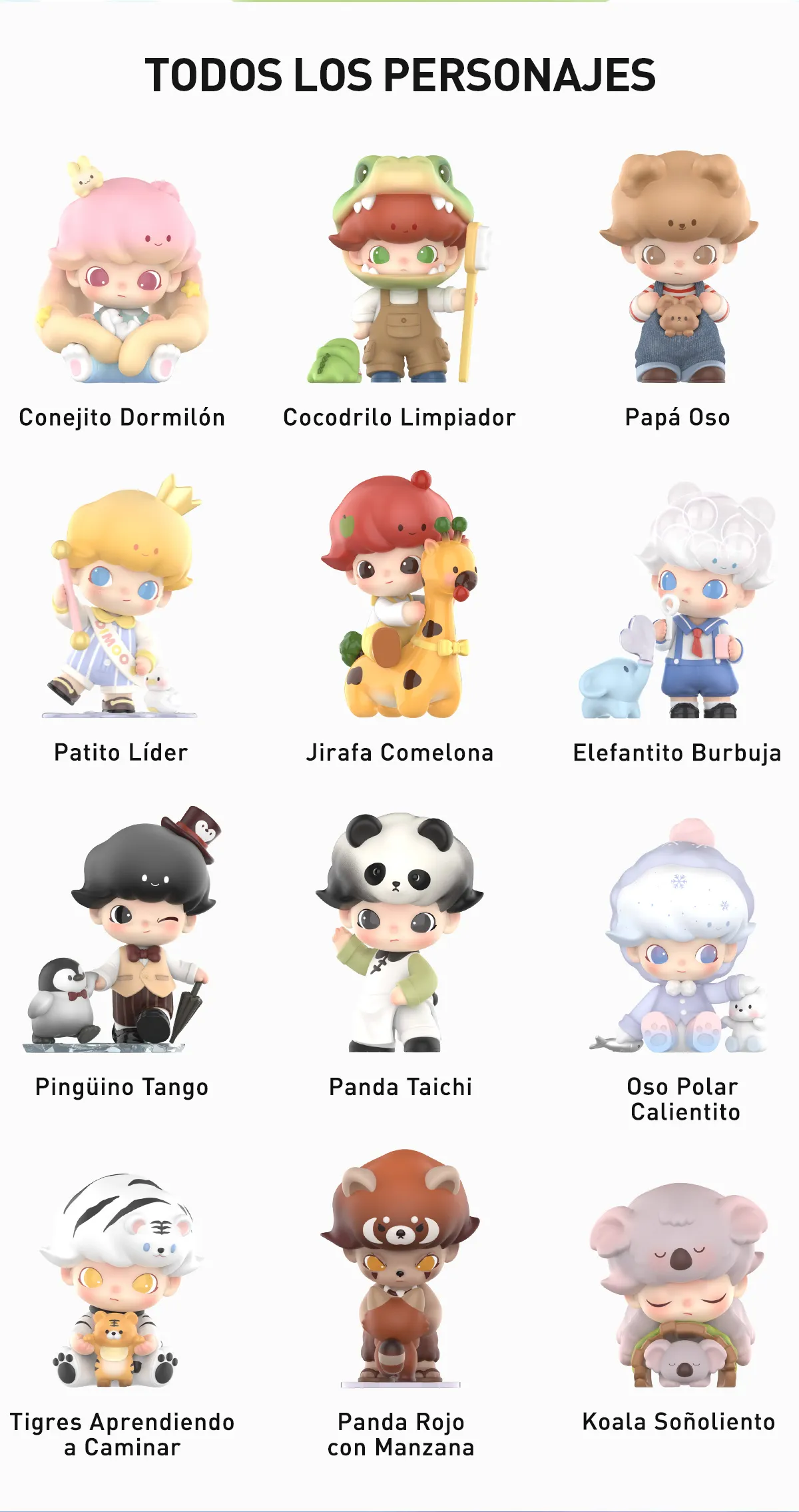 DIMOO – Colección “Reino Animal” Figuras - POP MART (Mexico)