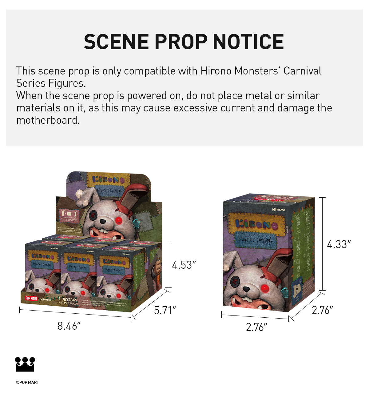 POP NOW:Hirono Monsters' Carnival Series Figures - POP MART