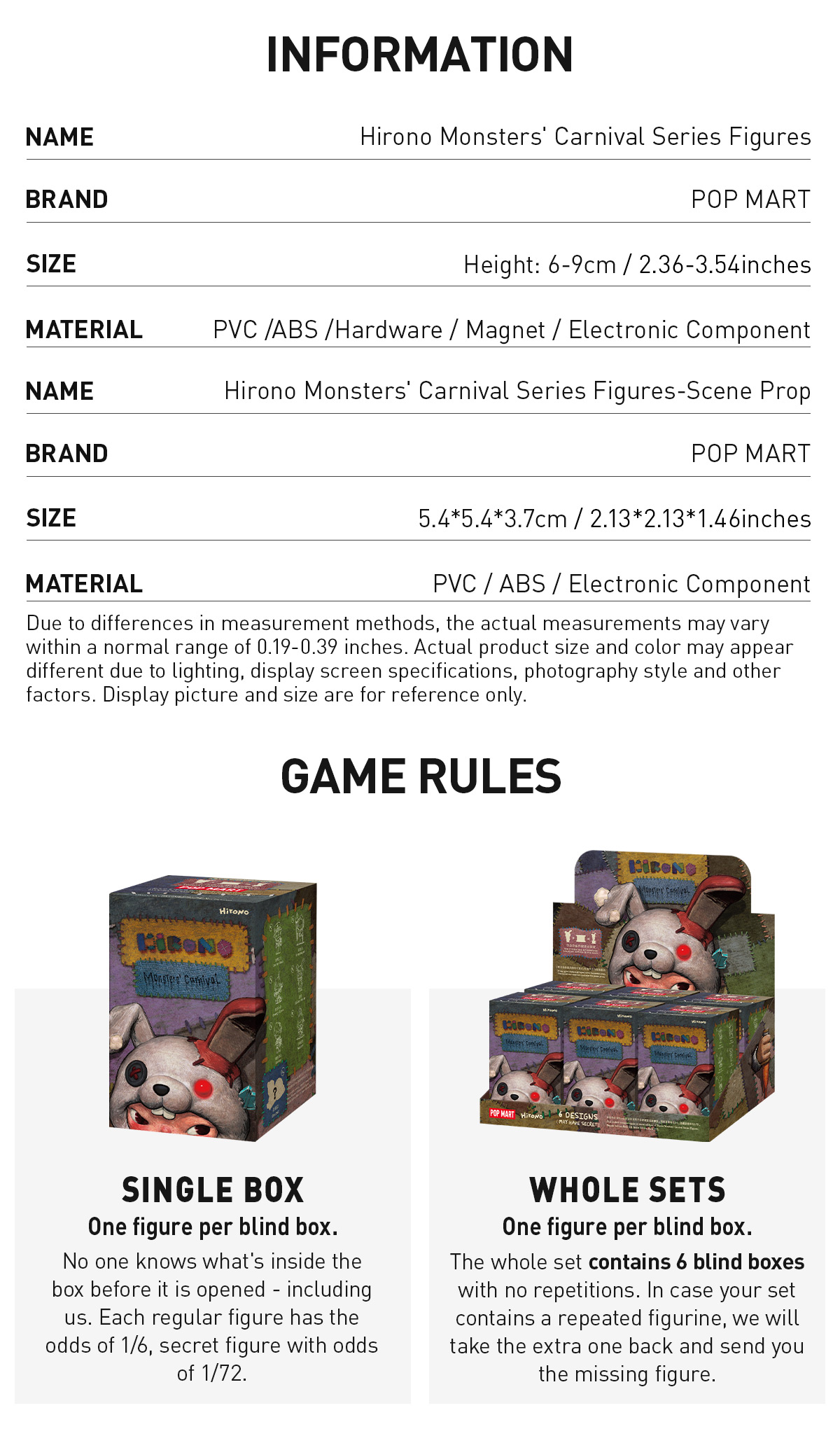 POP Wood Assembly Figurine Display Box｜POP MART US Official
