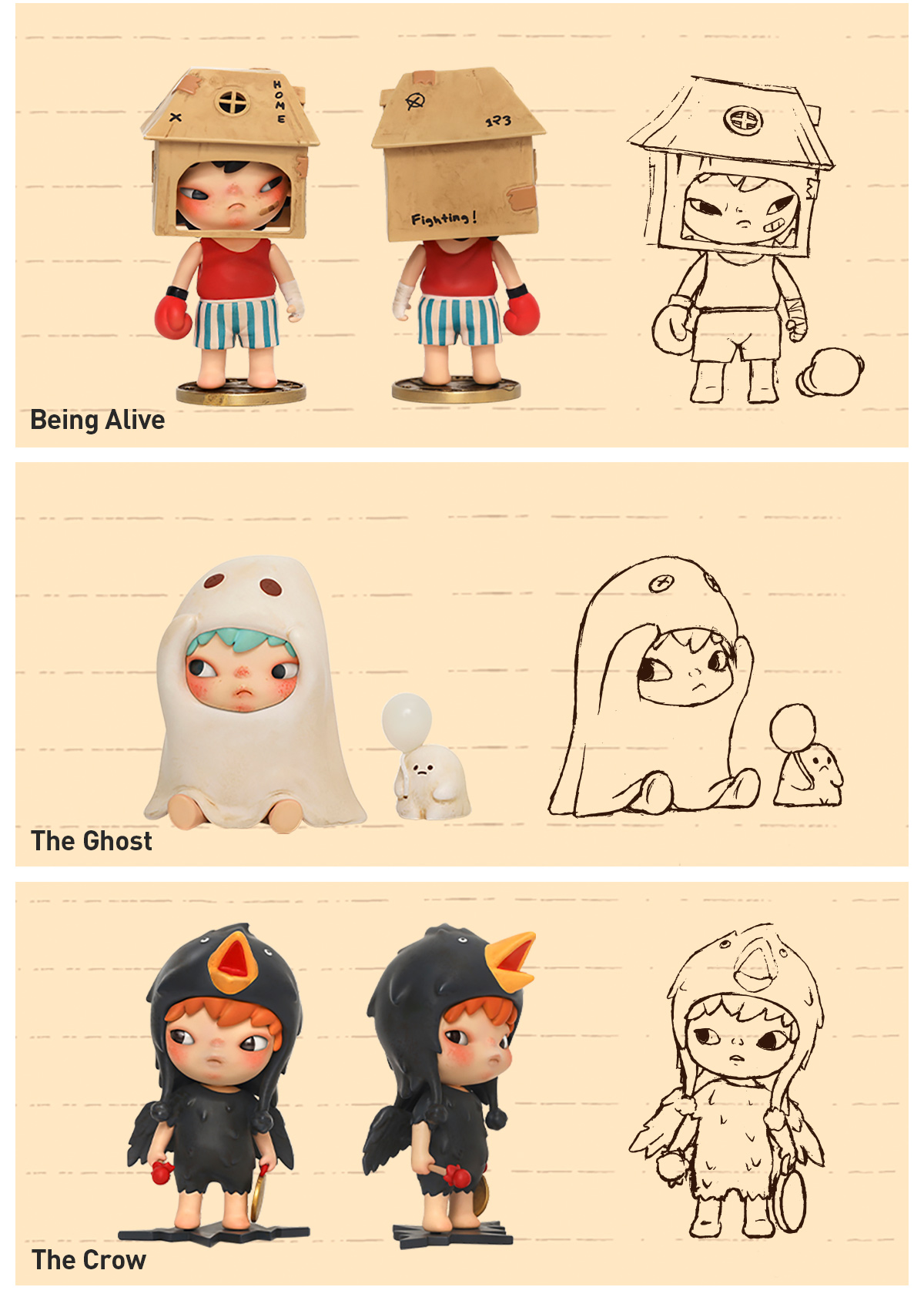 HIRONO – Colección “The Other One” Cajas Misteriosas de Figuras