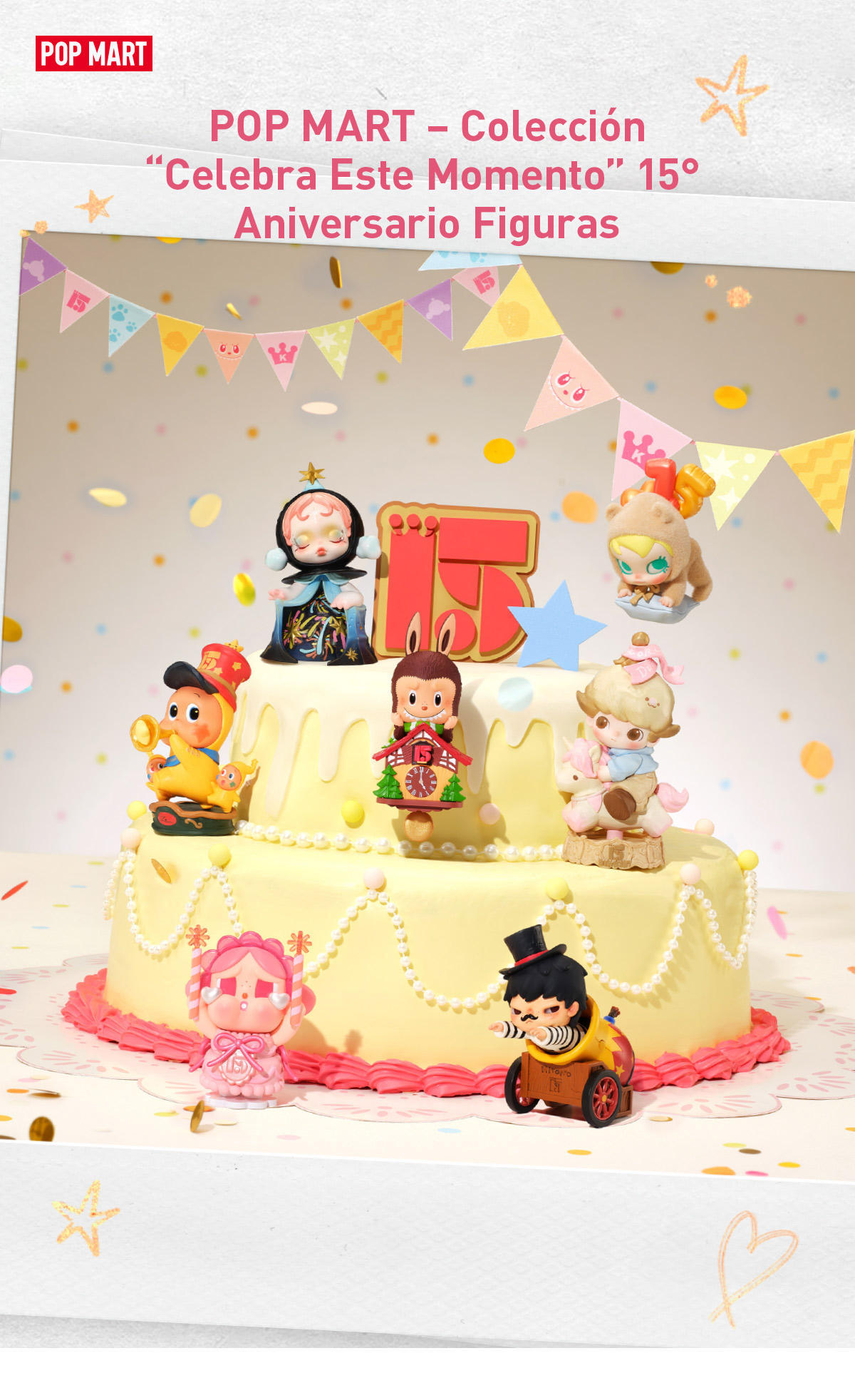 POP NOW:Celebrating the Moment POP MART 15th Anniversary Series