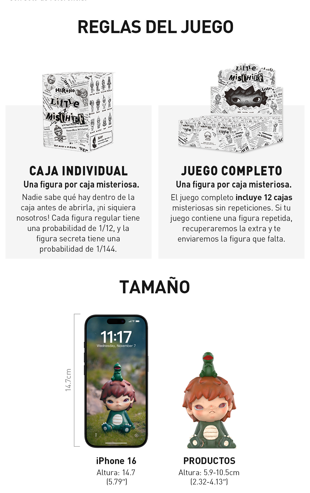 HIRONO – Colección “Pequeñas Travesuras” Cajas Misteriosas de