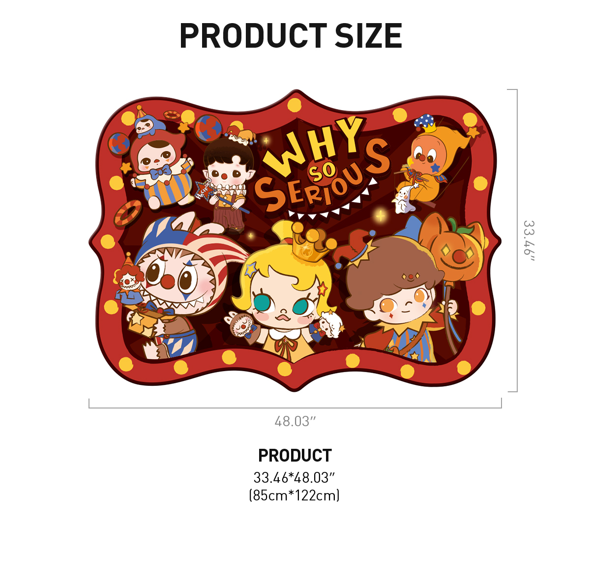 Free Gift - Over $299 - WHY SO SERIOUS Series - Blanket - POP MART