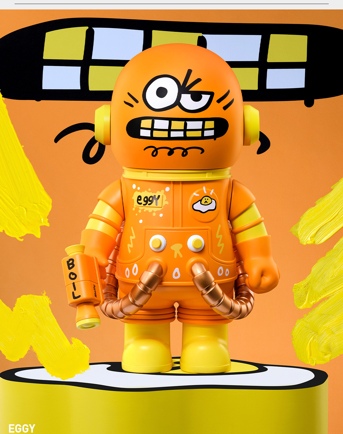 MEGA SPACE MOLLY 400% JON BURGERMAN SPACE CADETS - POP MART (Mexico)