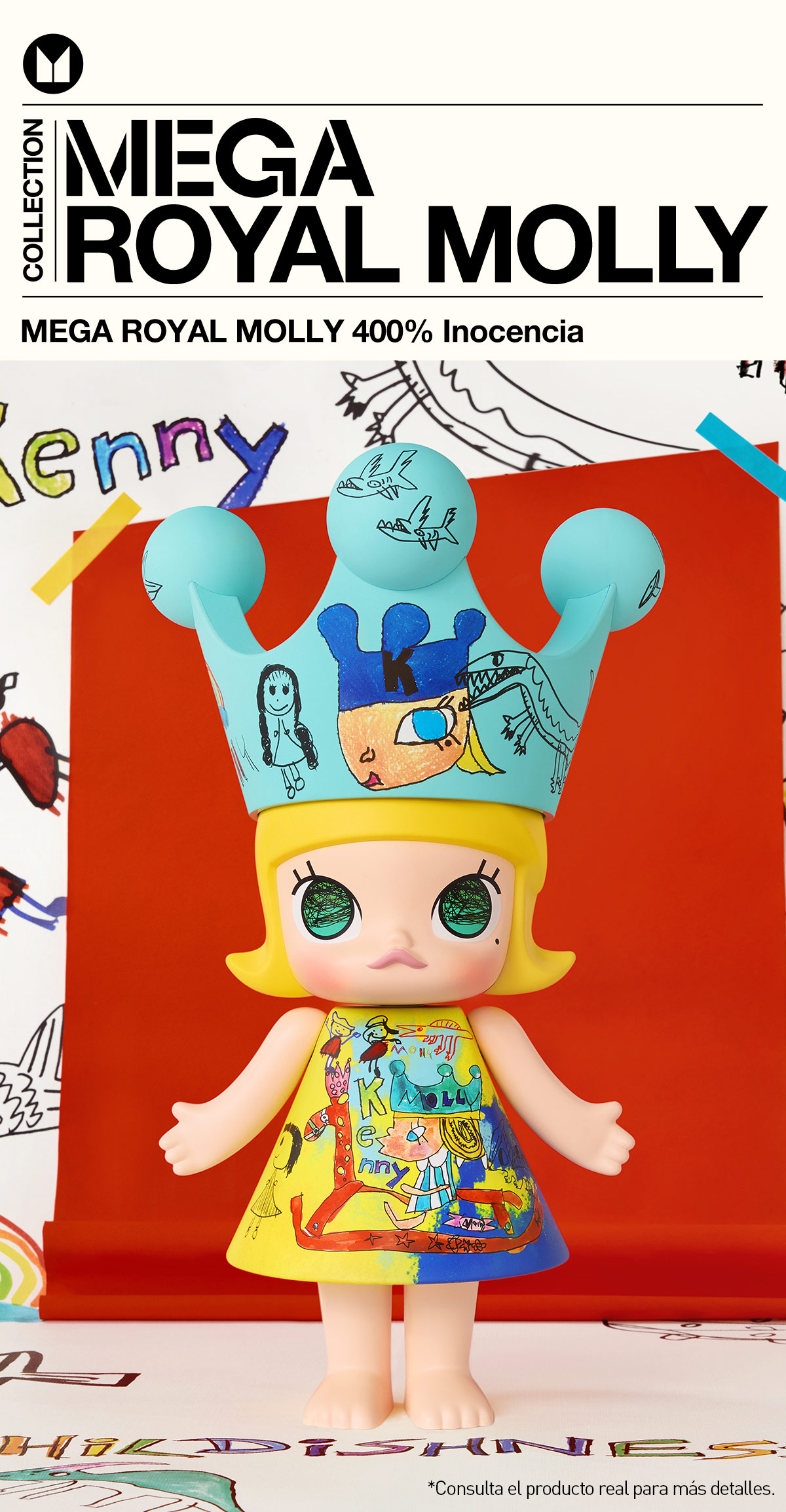 ポップマート メガコレクション メガロイヤルモリー 400% チルドリッシュ MEGA ROYAL MOLLY 400% Inocencia|POP MART US Official