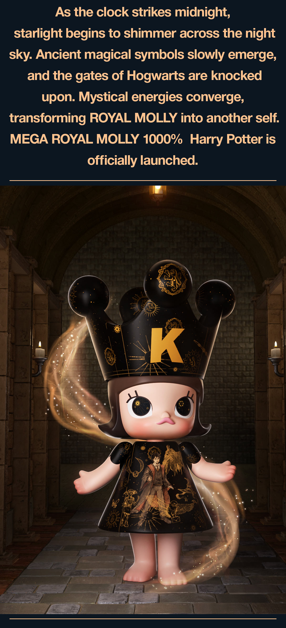 MEGA ROYAL MOLLY 1000% Harry Potter - POP MART (United States)