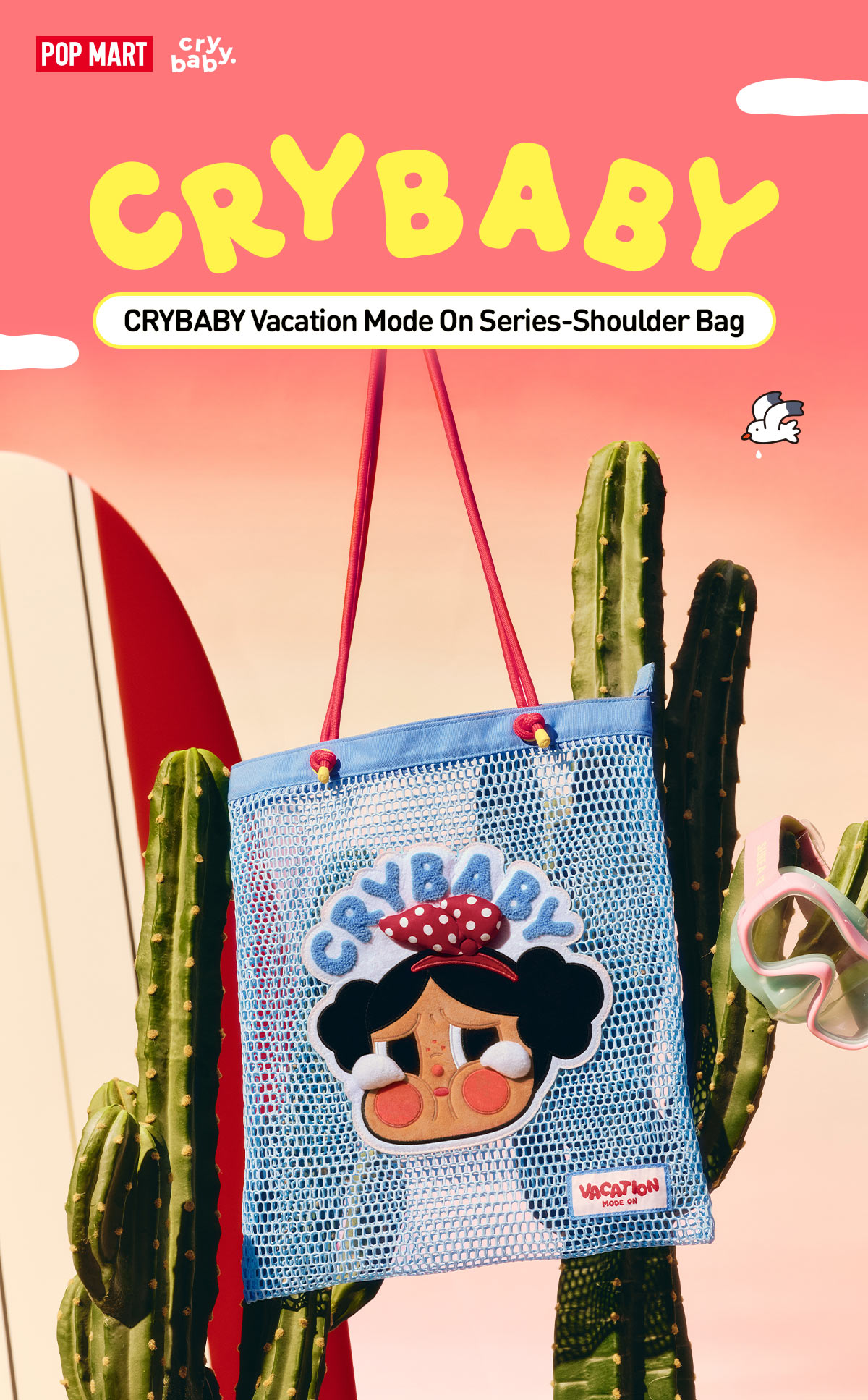 CRYBABY Vacation Mode On Series-Shoulder Bag - POP MART (United