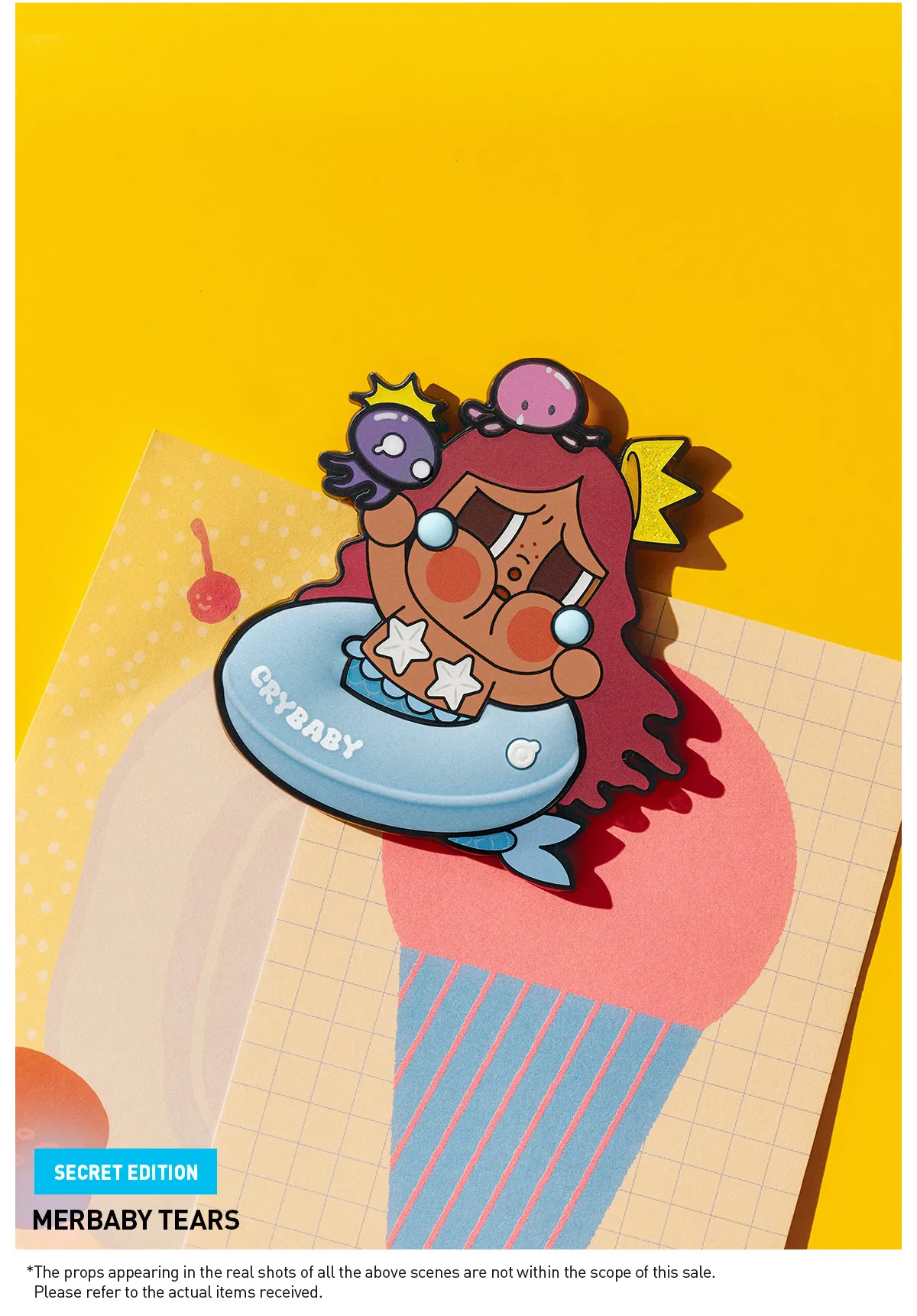 POP NOW:CRYBABY Vacation Mode On Series-Fridge Magnet Blind Box