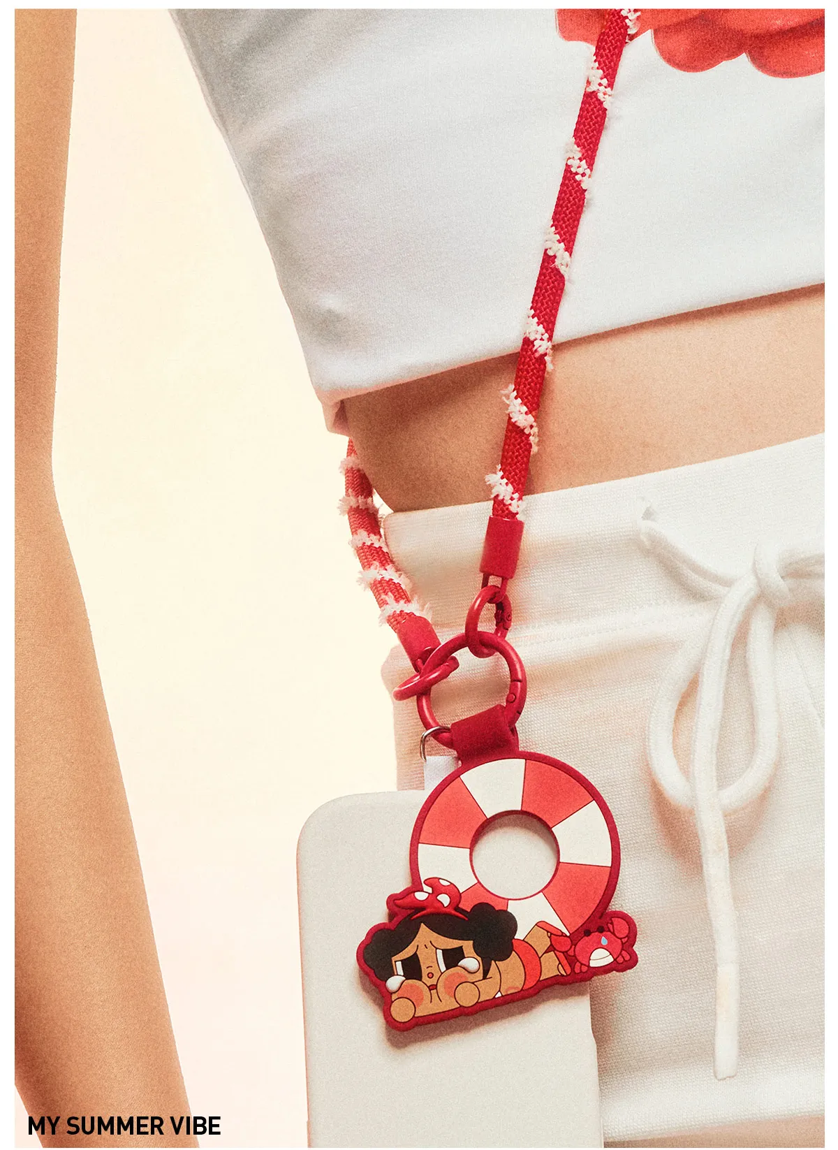 POP NOW:CRYBABY Vacation Mode On Series-Long Lanyard Blind Box