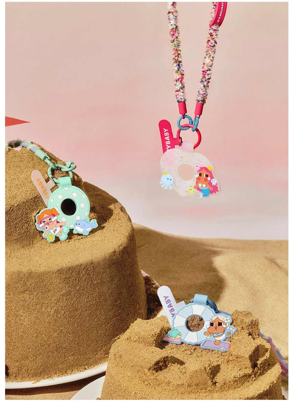 POP NOW:CRYBABY Vacation Mode On Series-Long Lanyard Blind Box