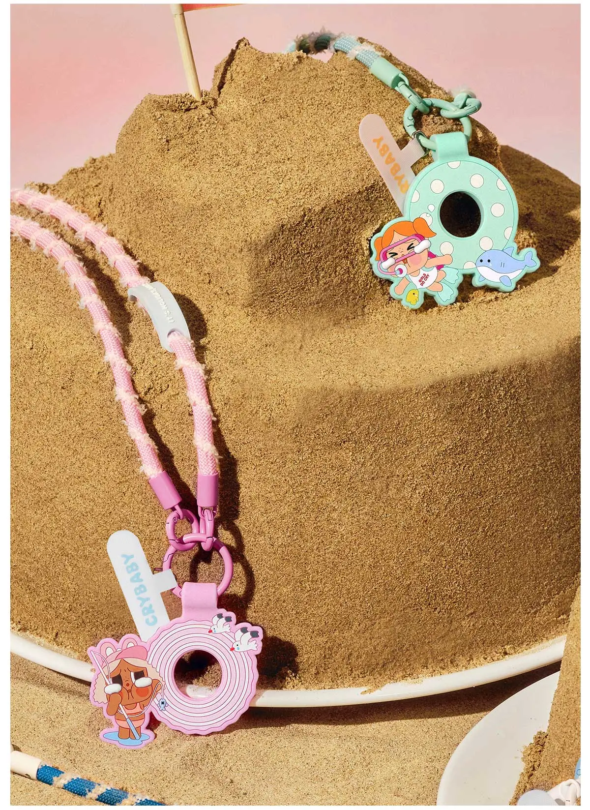 POP NOW:CRYBABY Vacation Mode On Series-Long Lanyard Blind Box