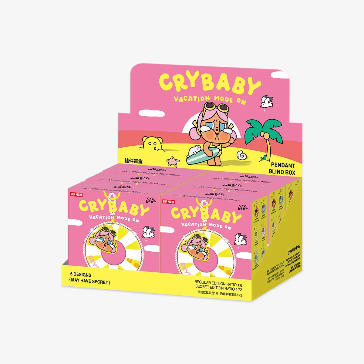 popmart crybaby Vacation Mode On シリーズ CRYBABY Vacation Mode On Series-Pendant Blind Box - POP MART