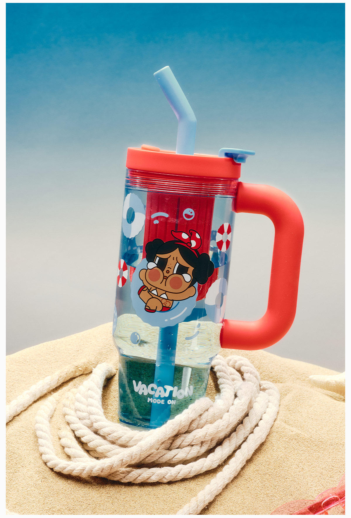 CRYBABY Vacation Mode On Series-Straw Cup - POP MART (United States)