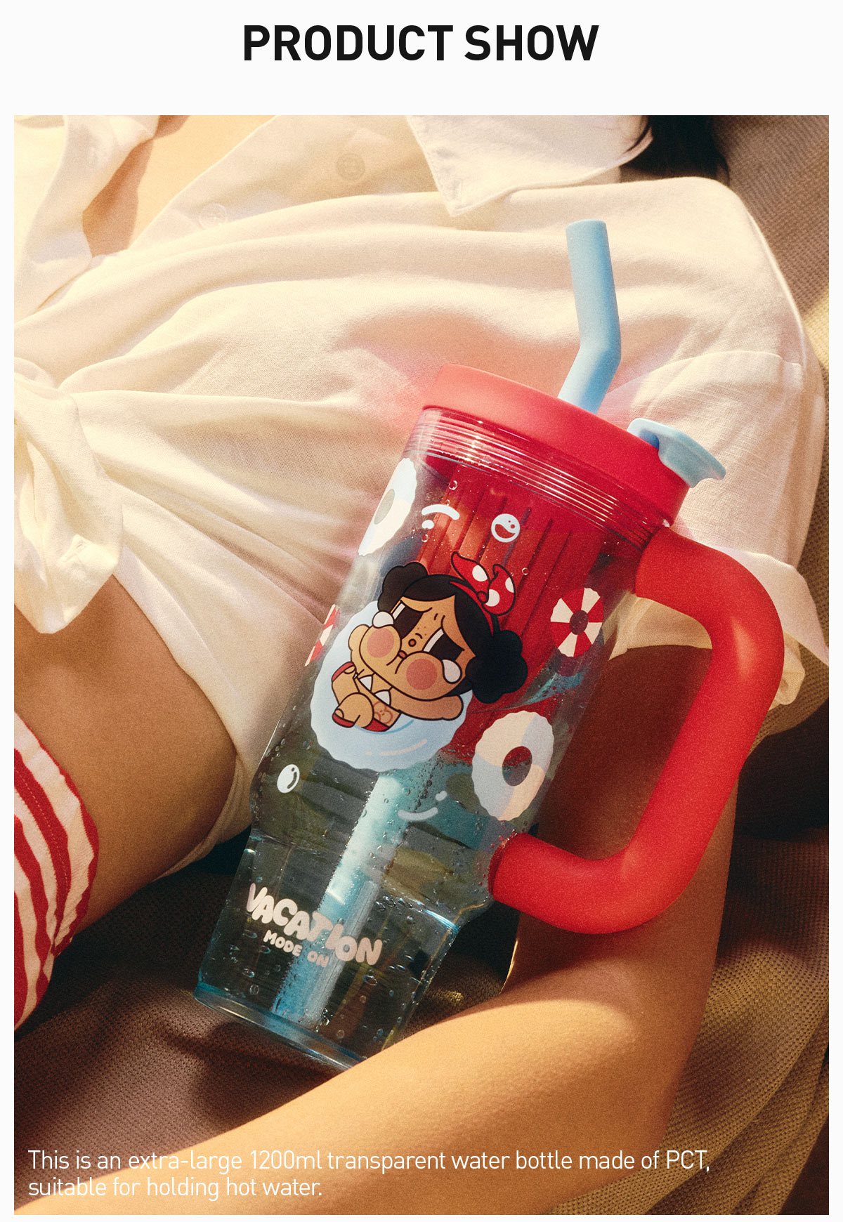 CRYBABY Vacation Mode On Series-Straw Cup - POP MART (United States)