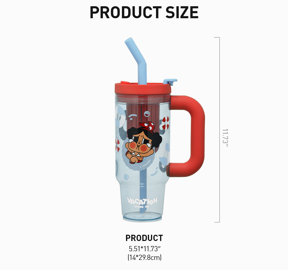 CRYBABY Vacation Mode On Series-Straw Cup - POP MART (United States)