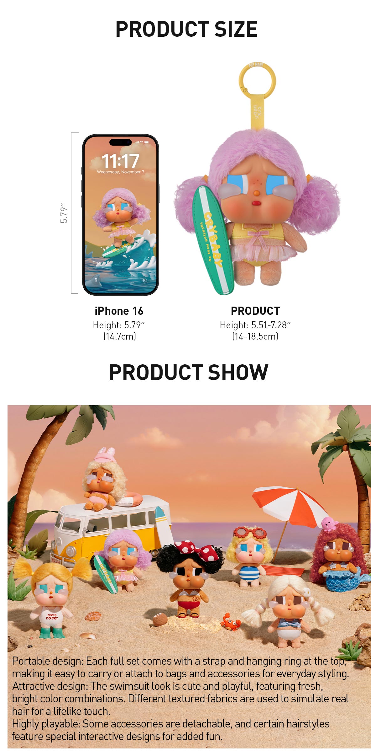 クライベイビー Vacation Mode On シリーズ ペンダント正規品 CRYBABY