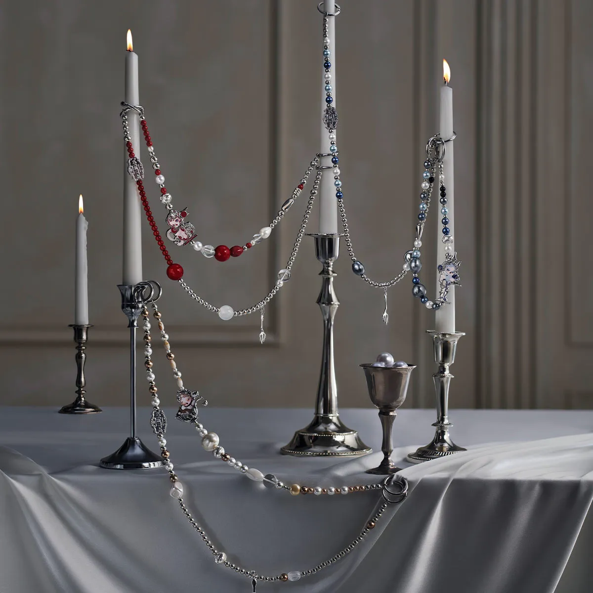 SKULLPANDA The Feast Begins Series Multifunctional Pendant Set 