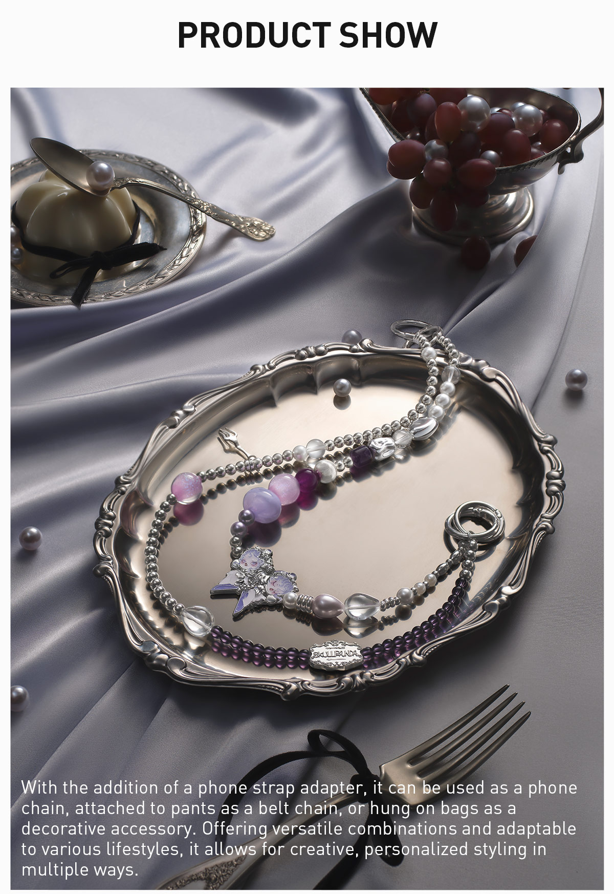 SKULLPANDAThe Feast Begins シリーズ サシェペンダント SKULLPANDA The Feast Begins Series Multifunctional Pendant Set