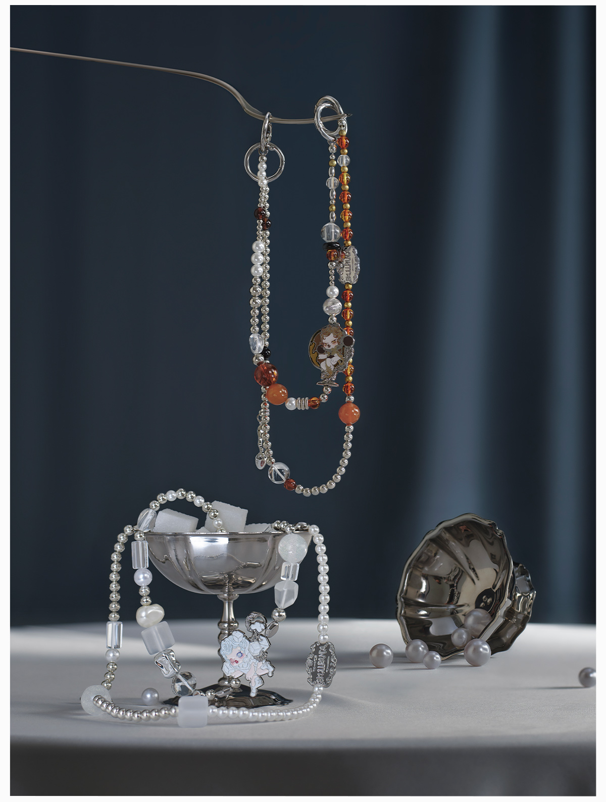 SKULLPANDAThe Feast Begins シリーズ サシェペンダント SKULLPANDA The Feast Begins Series Multifunctional Pendant Set