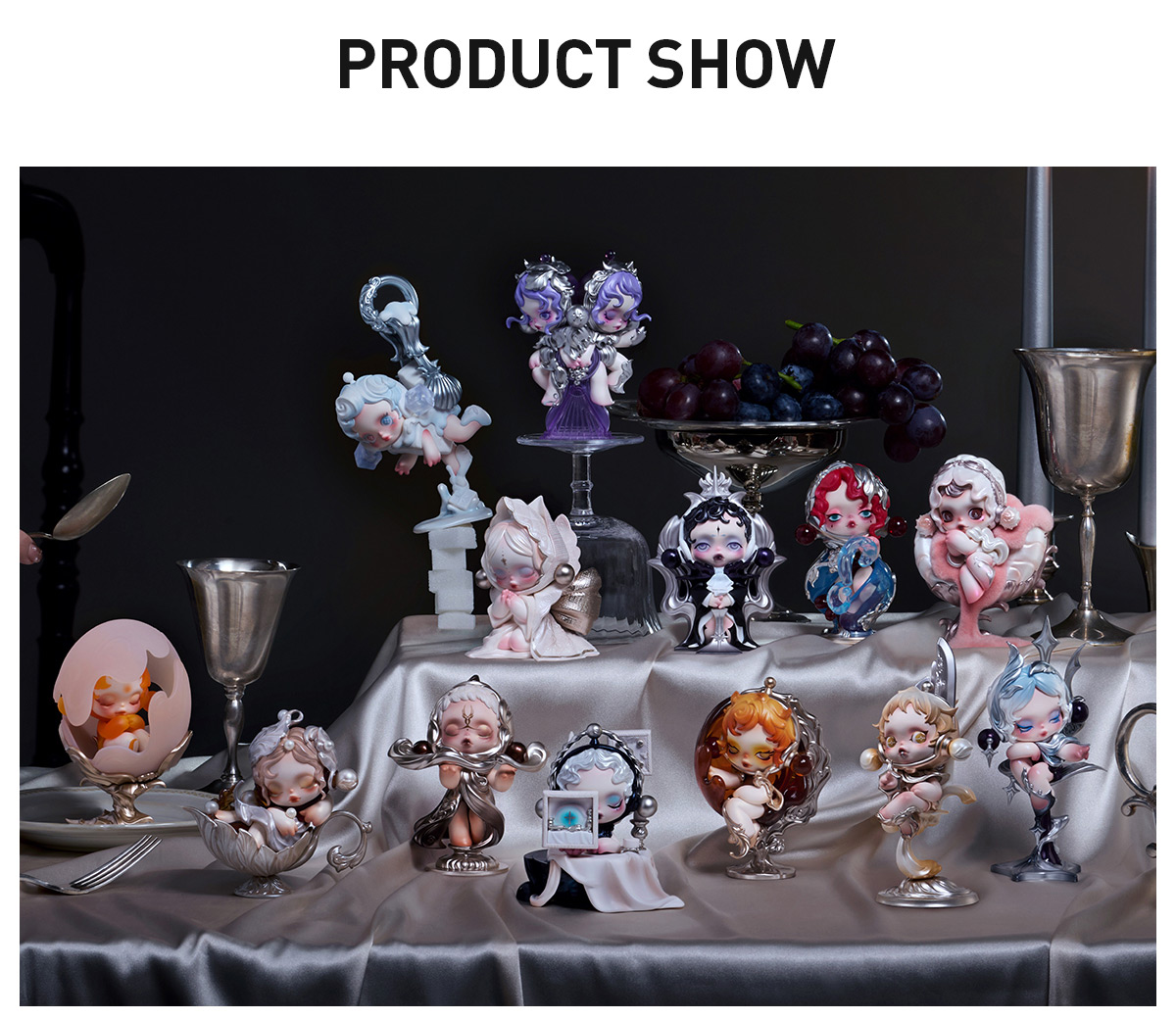 POP NOW:SKULLPANDA The Feast Begins Series Figures - POP MART