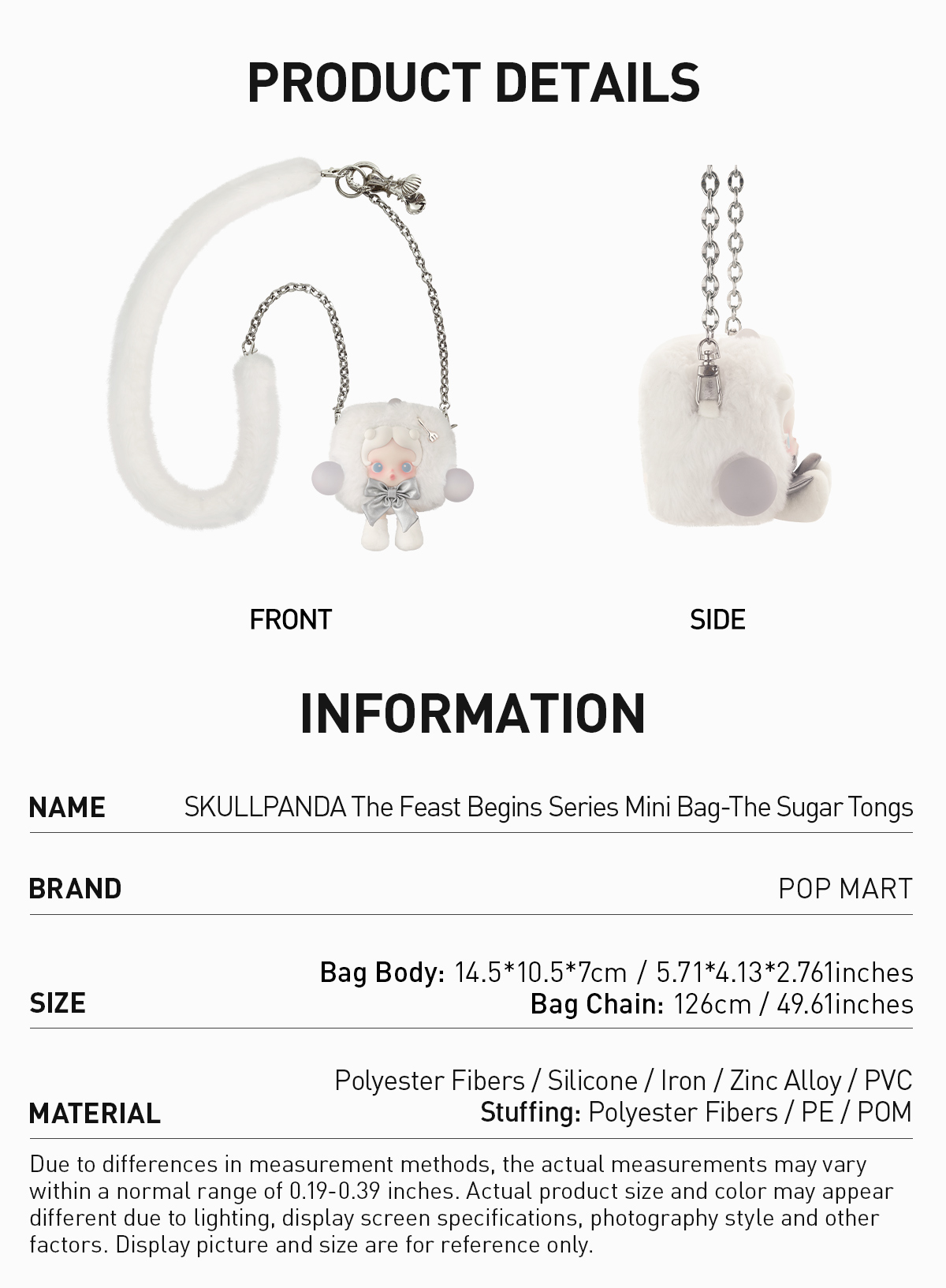 SKULLPANDA The Feast Begins Series Mini Bag-The Sugar Tongs - POP