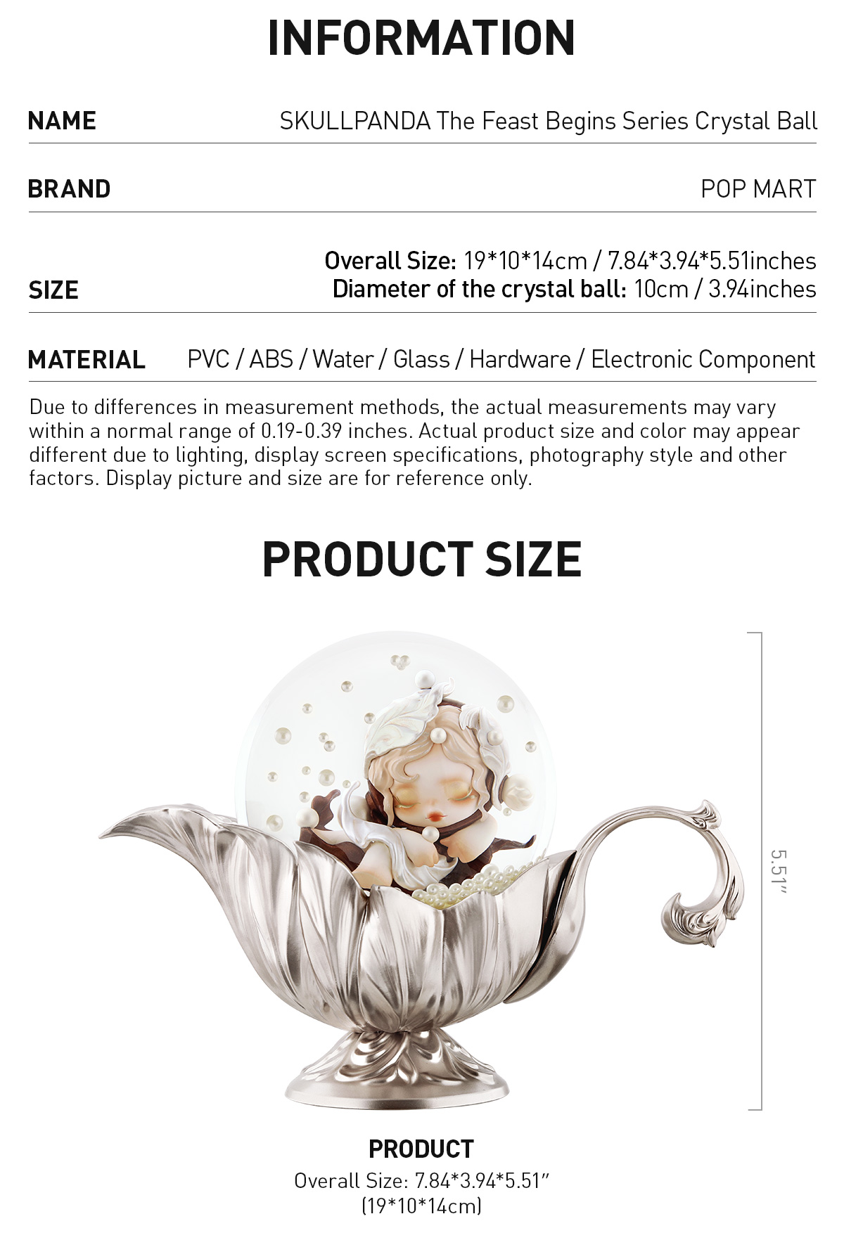 SKULLPANDA The Feast Begins Series Crystal Ball - POP MART (Canada)