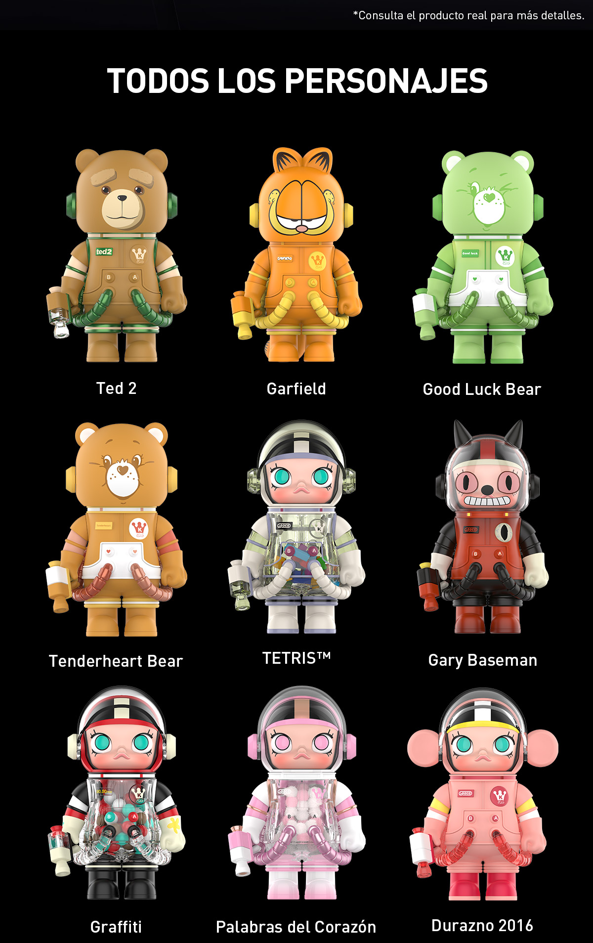 MEGA SPACE MOLLY 100% - Colección 3er Aniversario - POP MART