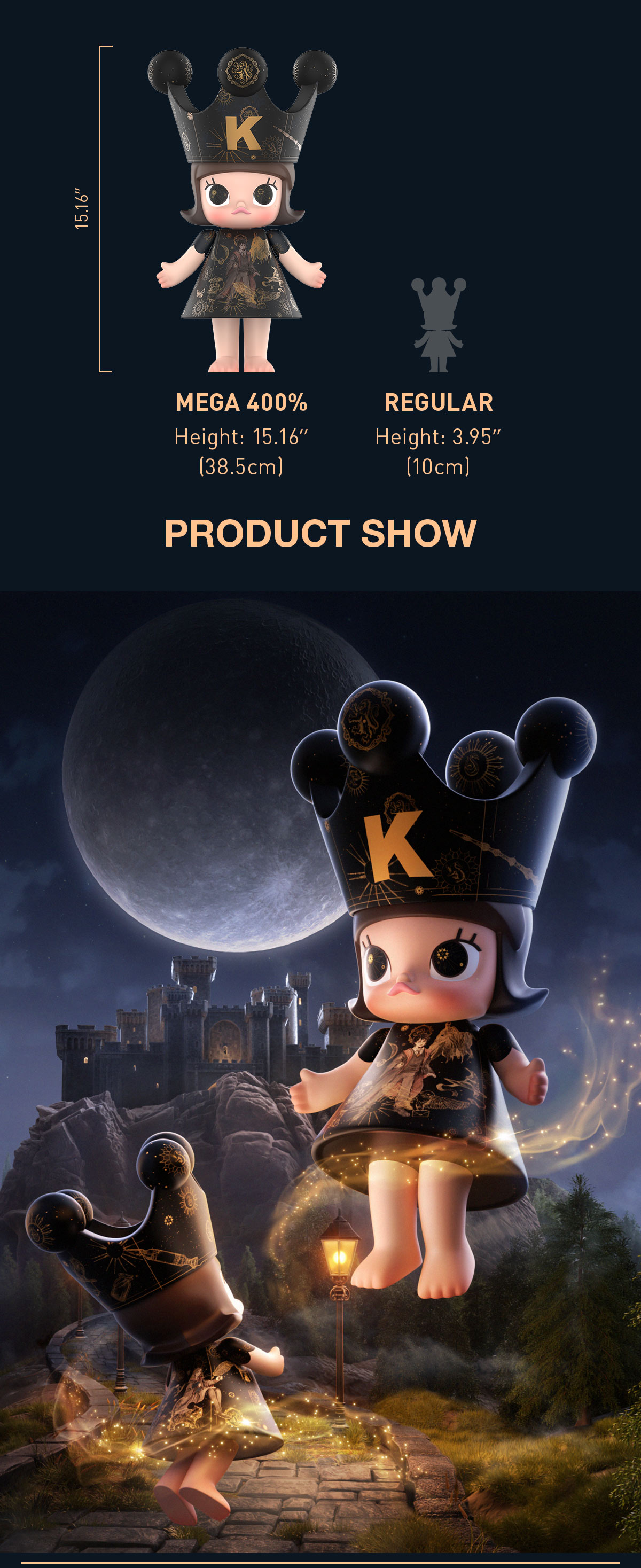 MEGA ROYAL MOLLY 400% Harry Potter - POP MART (United States)