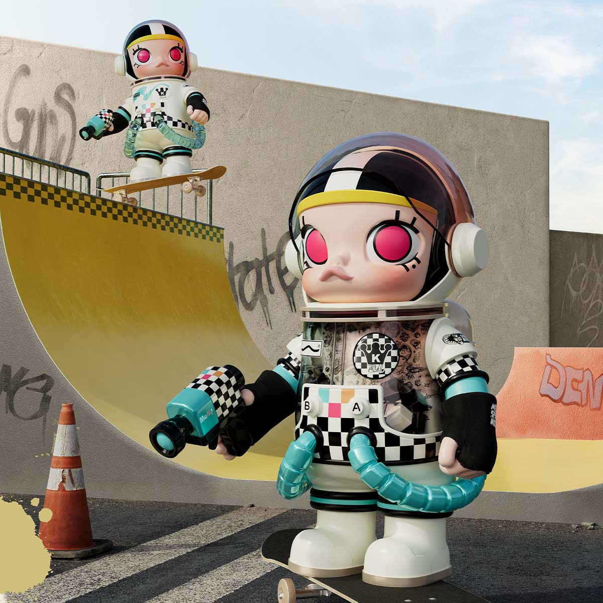 MEGA SPACE MOLLY 400% VANS - POP MART (Canada)