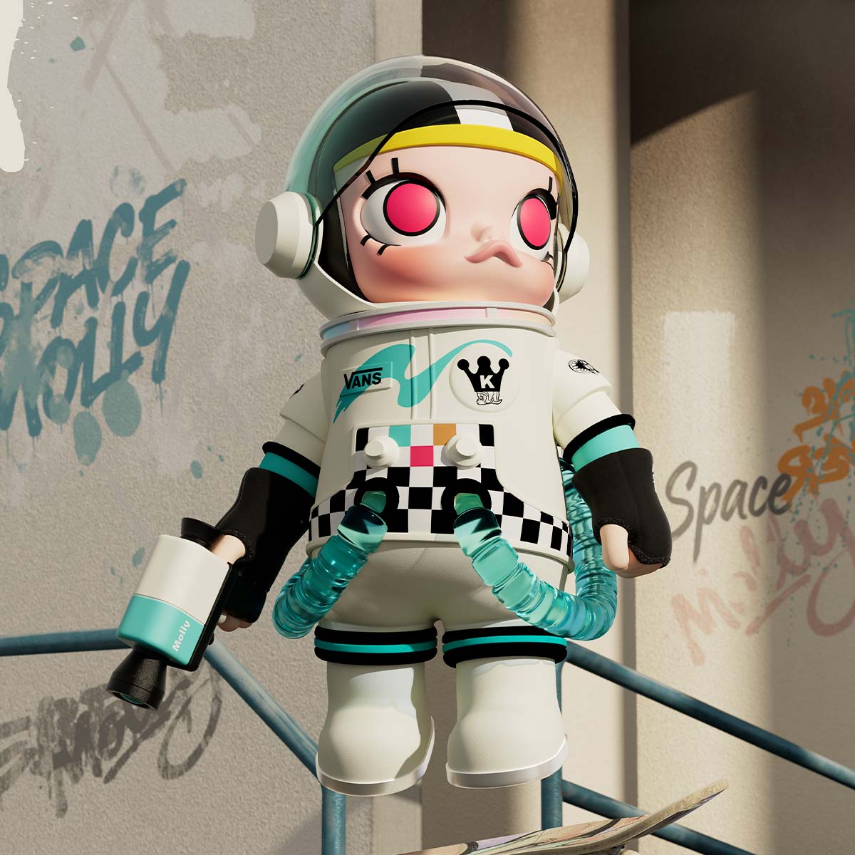 j*e様 POPMART MEGA SPACE MOLLY 400% VANS MEGA SPACE MOLLY 400% VANS - POP MART (Canada)