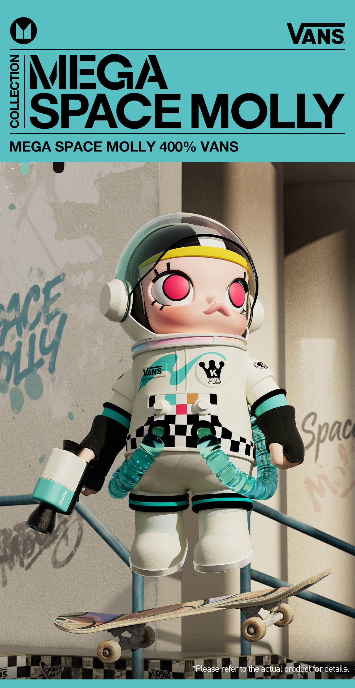 MEGA SPACE MOLLY 400% VANS - POP MART (Canada)