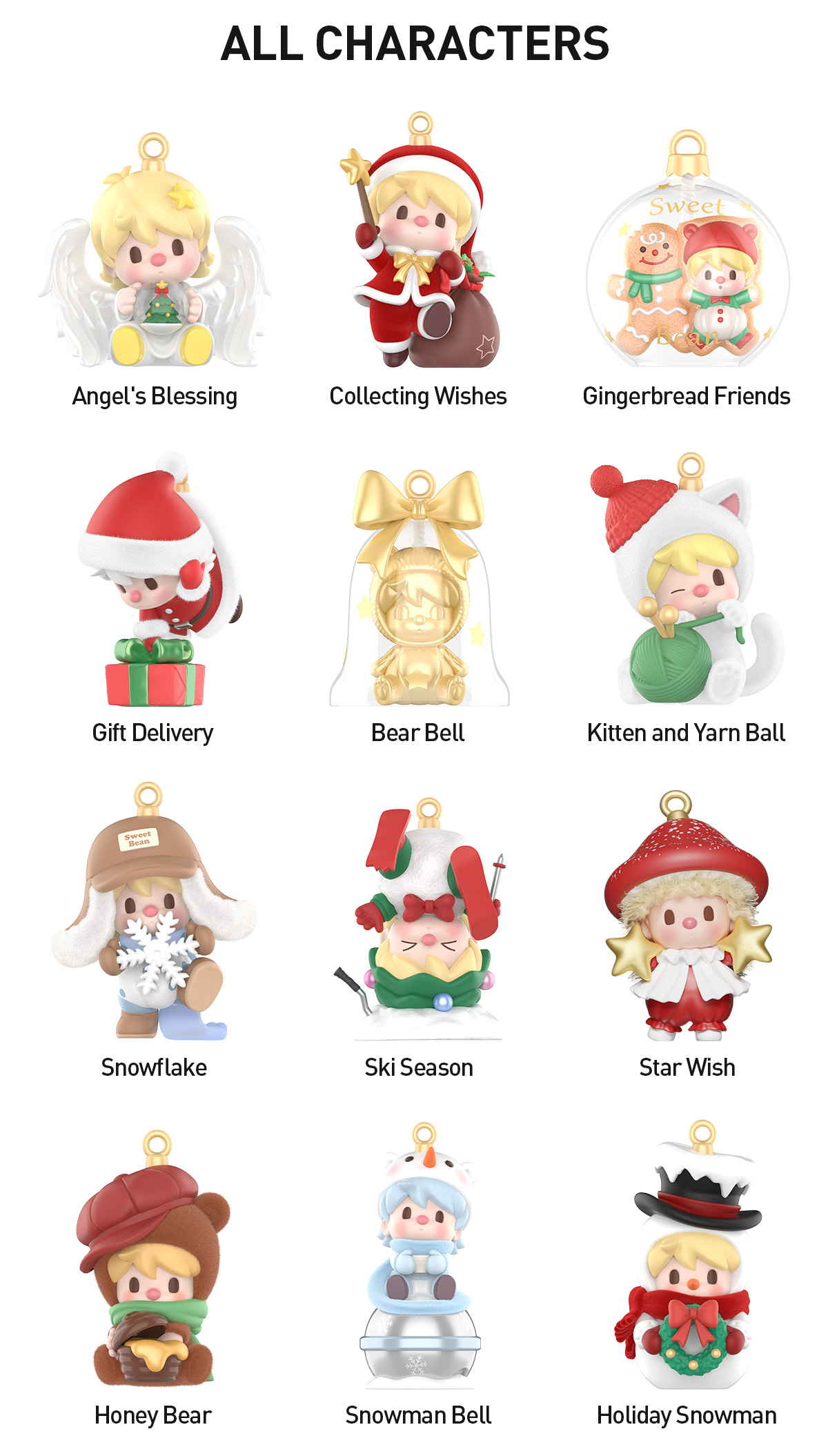 POP NOW:Sweet Bean Your Exclusive Holiday Series Figures - POP