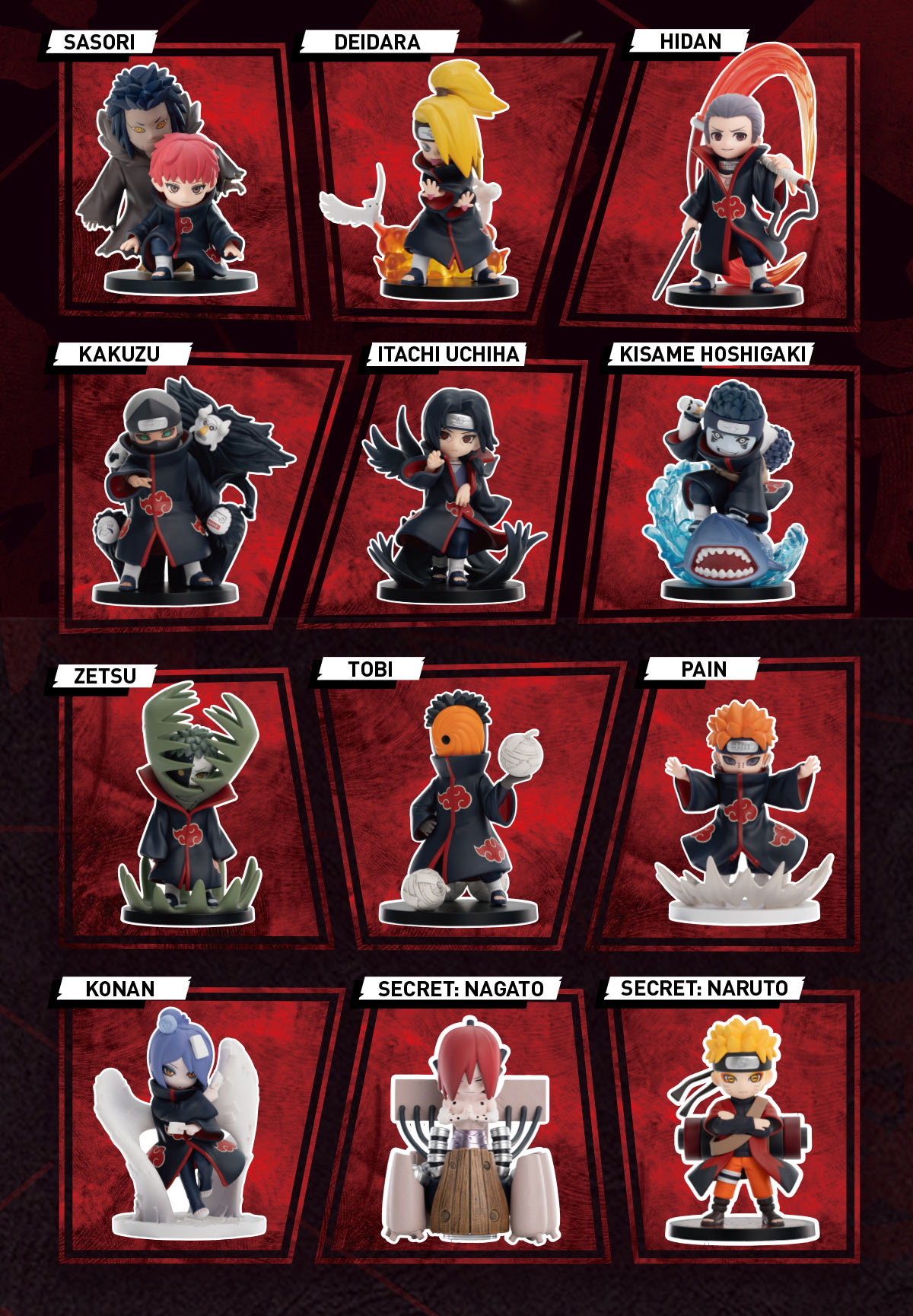 Naruto: Shippuden Series Battle Against Akatsuki Themed Figure