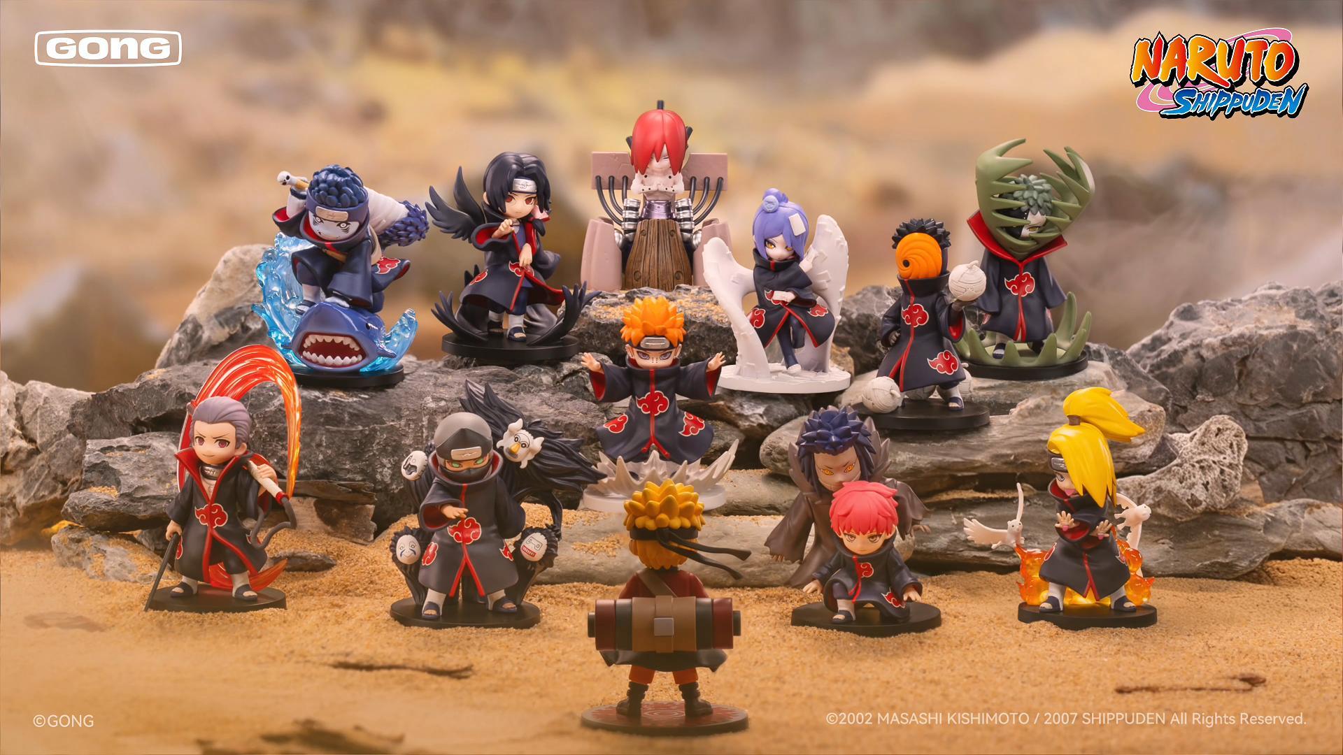 Naruto: Shippuden Series Battle Against Akatsuki Themed Figure