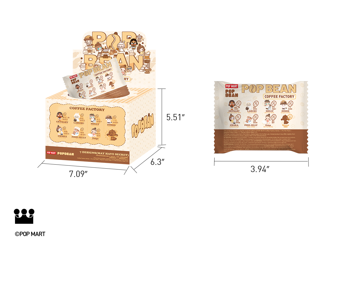 POP BEAN Coffee Factory Series （1Pc Per Pack） - POP MART (United