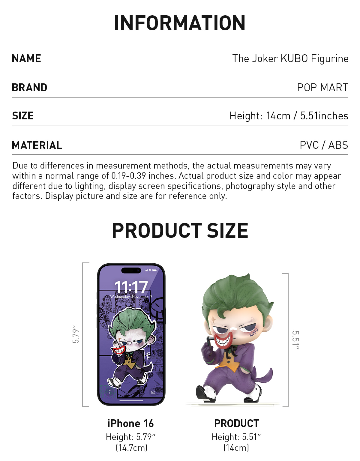 The Joker KUBO Figurine - POP MART (United States)