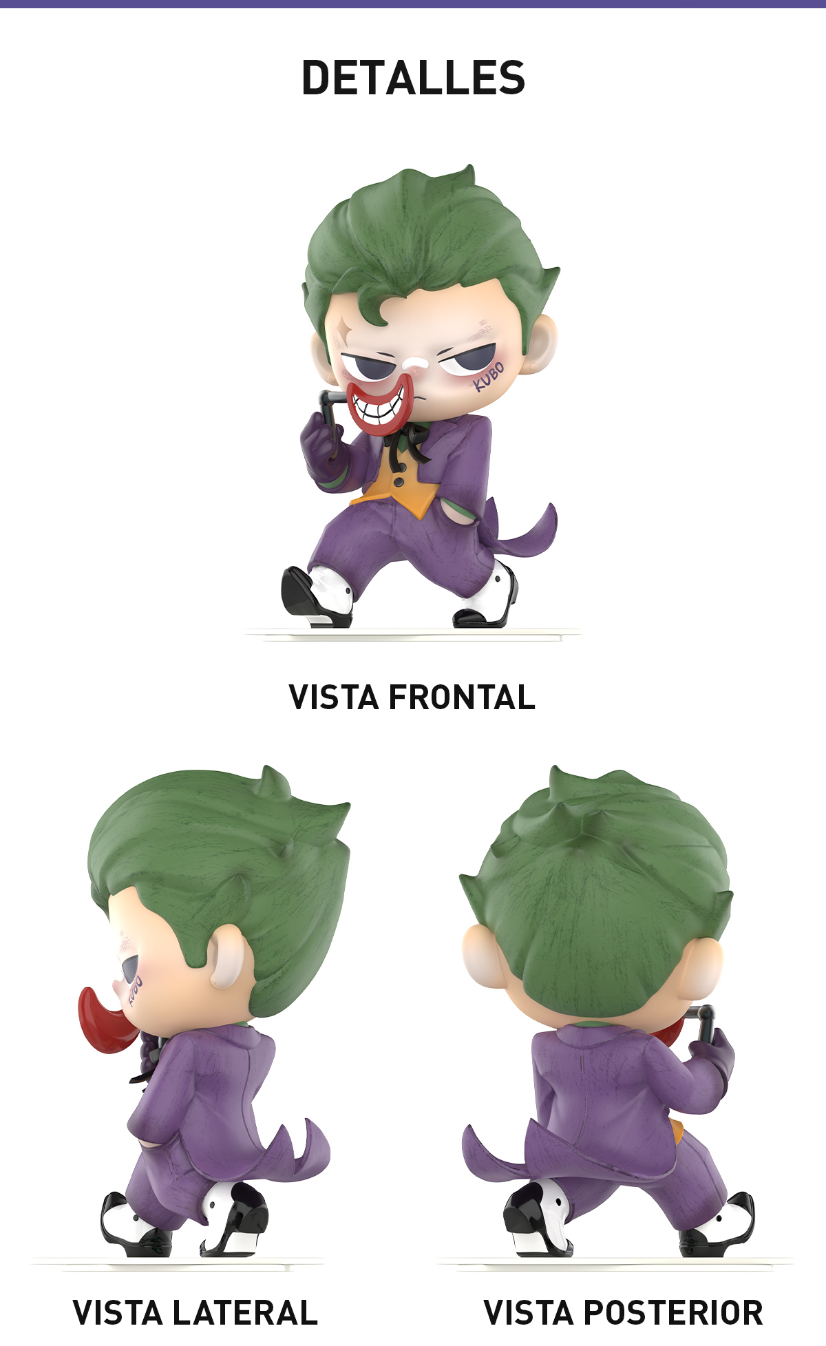 アメコミ POP MART The Joker KUBO The Joker KUBO Figurine - POP MART (United States)