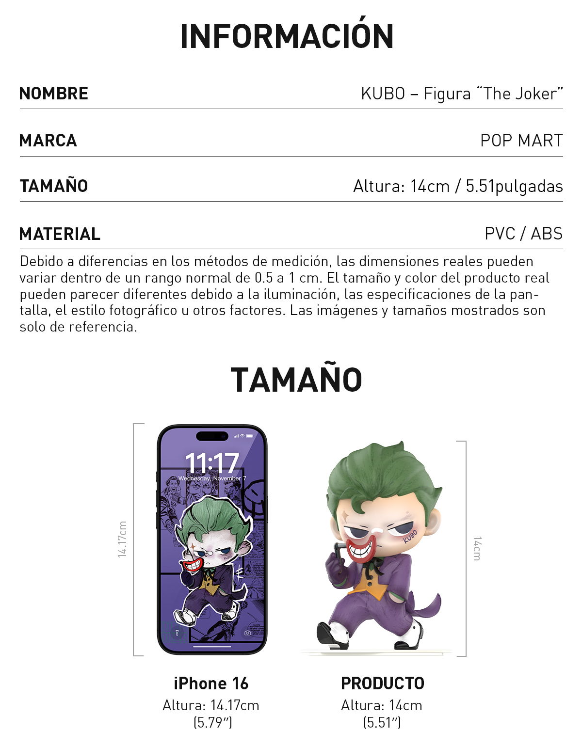 KUBO – Figura “The Joker” - POP MART (Mexico)