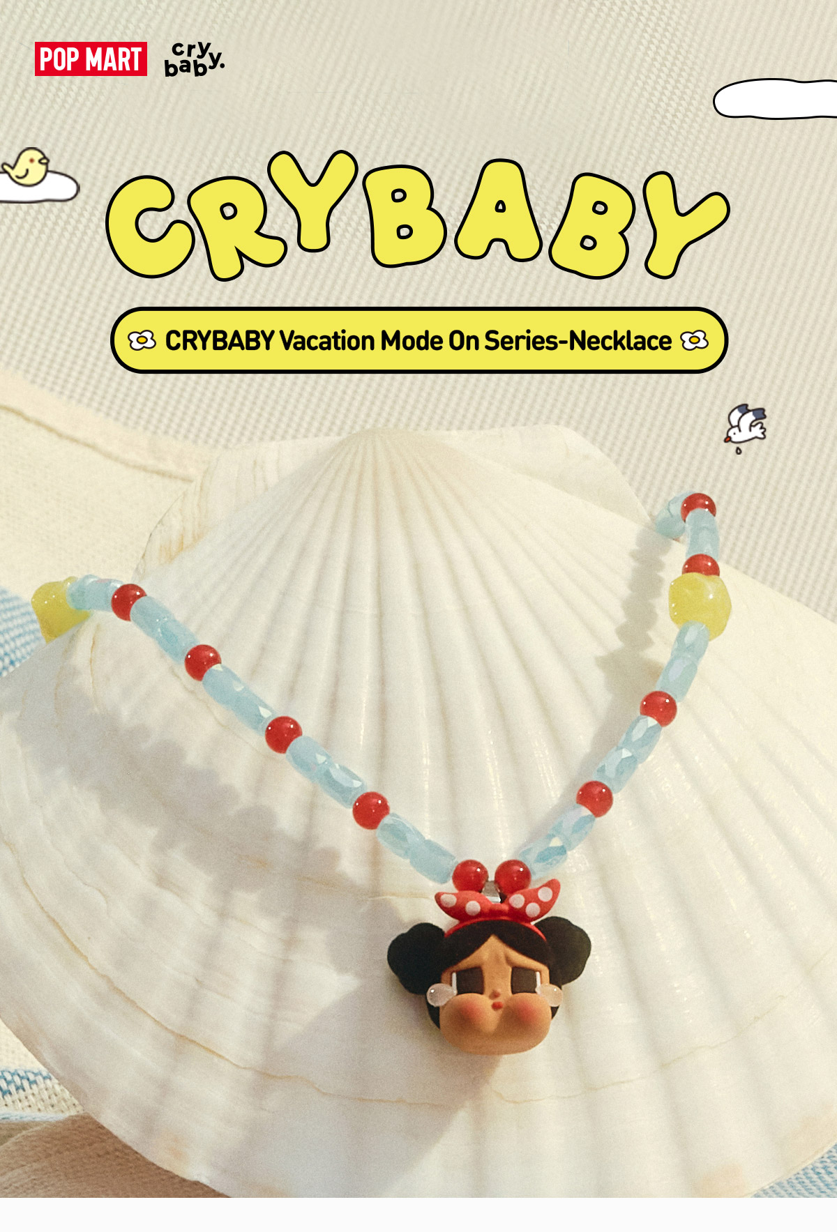 CRYBABY Vacation Mode On Series-Necklace - POP MART (United States)