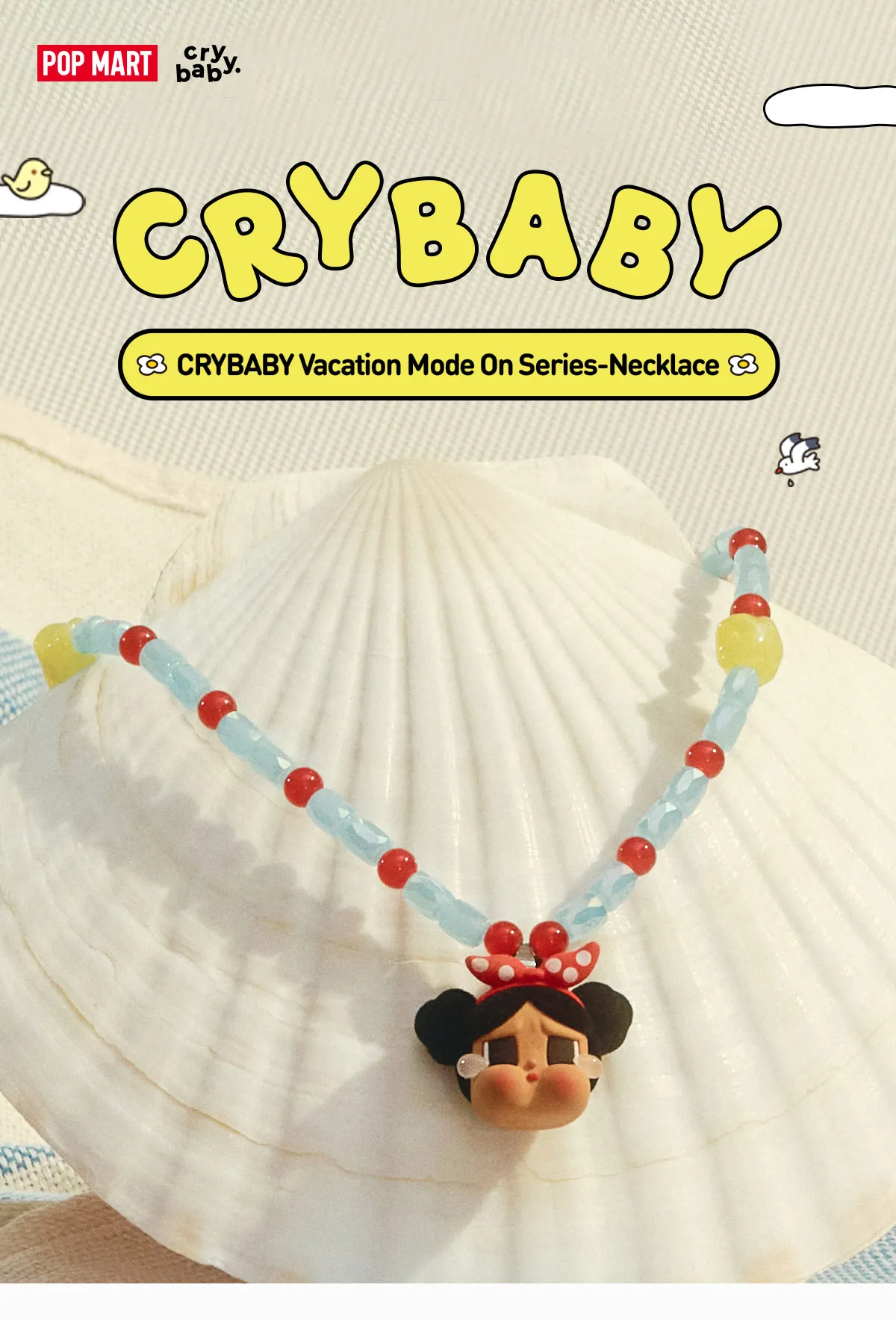 CRYBABY Vacation Mode On Series-Necklace - POP MART (Canada)