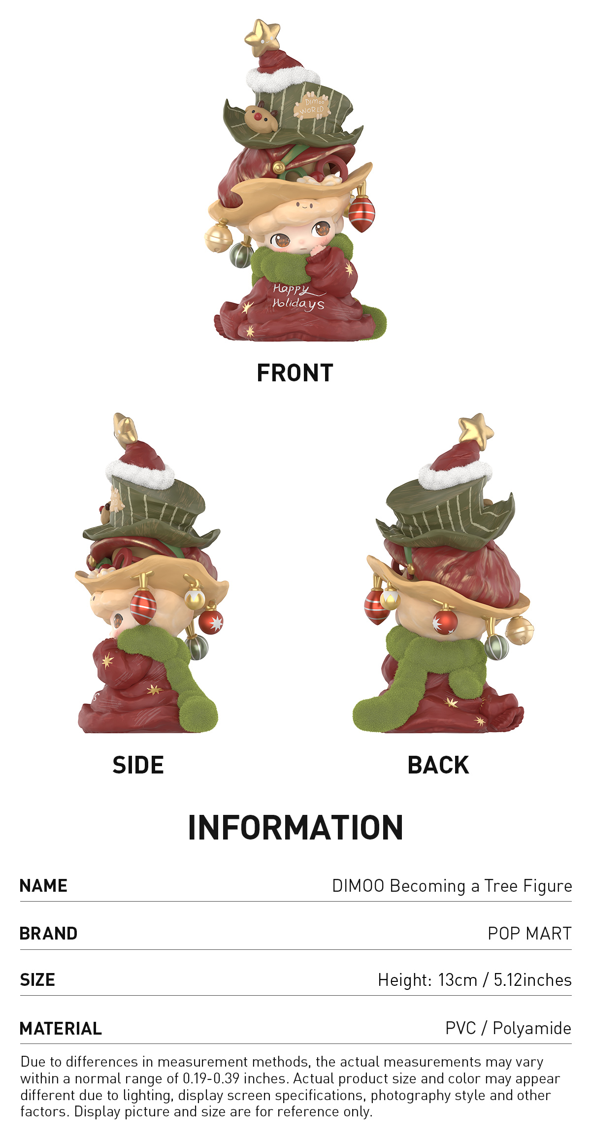 DIMOO Becoming A Tree Figure ポップマートフィギュア DIMOO Becoming a Tree Figure - POP MART (United States)