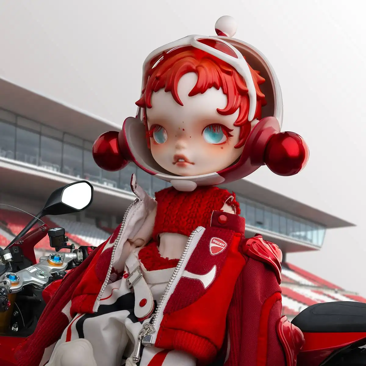 SKULLPANDA × DUCATI 1/6 Action Figure|POP MART US Official