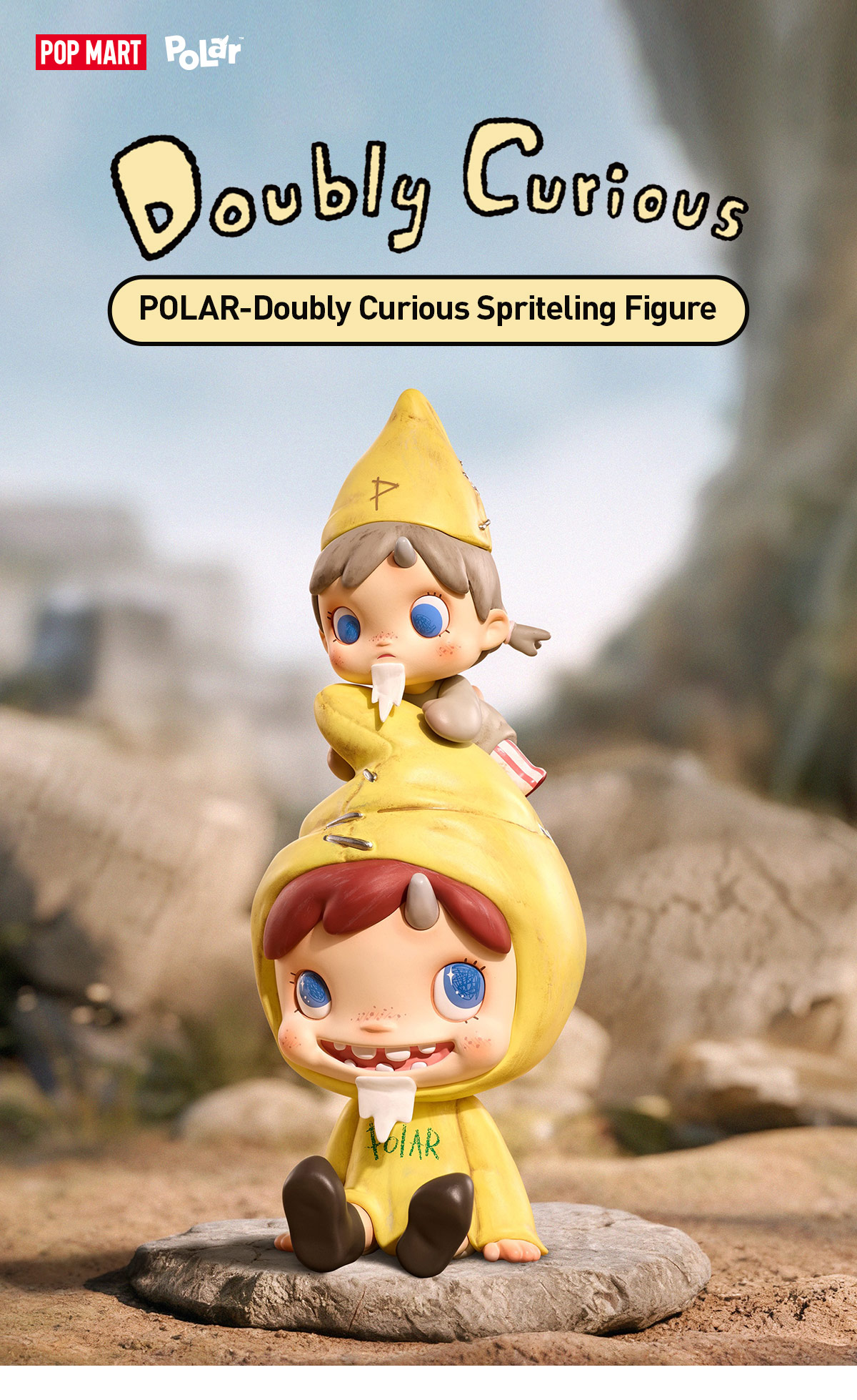 POPMART POLAR フィギュア POLAR – Doubly Curious Spriteling Figure - POP MART (United States)