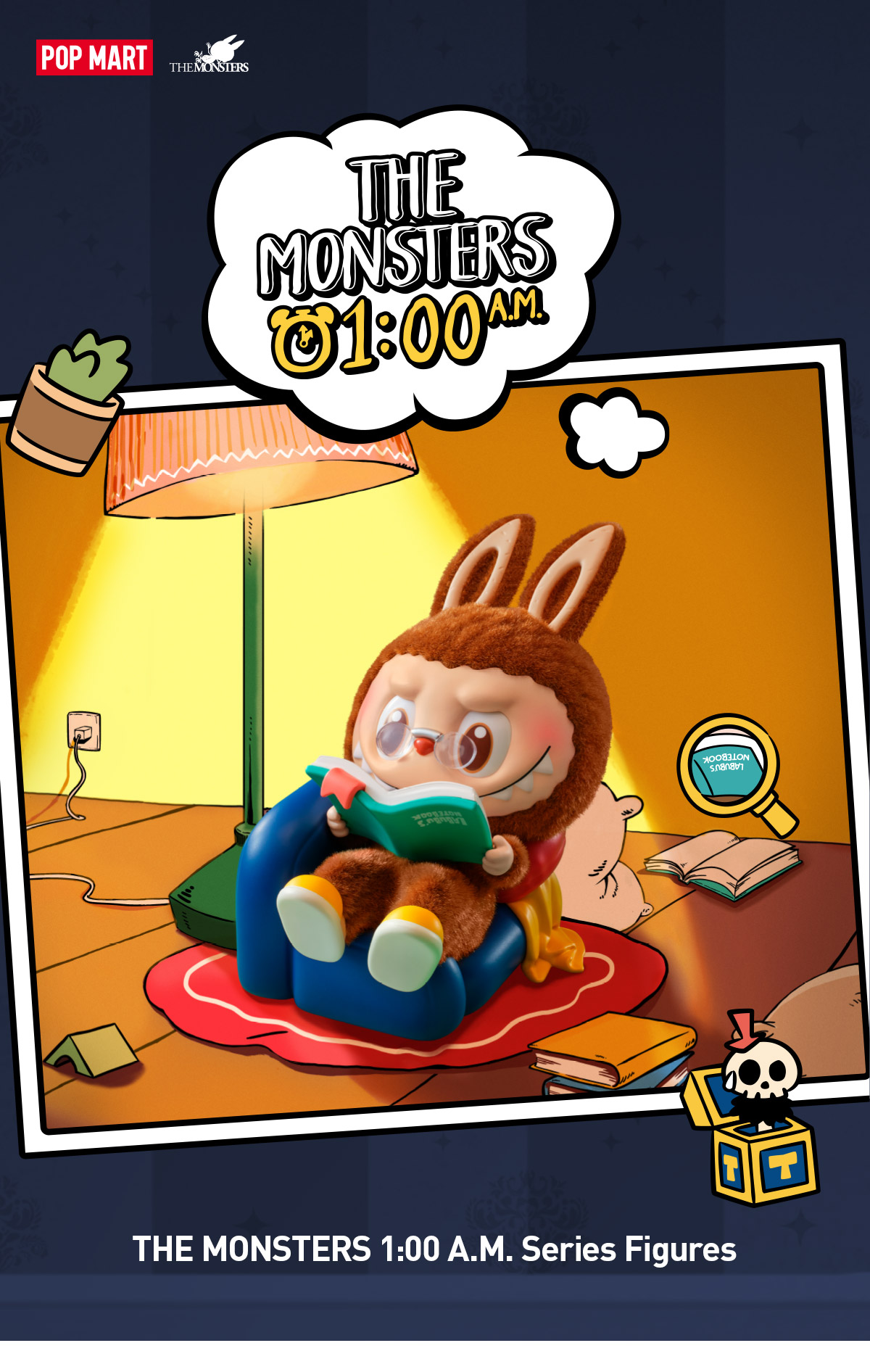 【1BOX】ザ モンスターズ (ラブブ) 1:00 A.M. シリーズ THE MONSTERS 1:00 A.M. Series Figures - POP MART (United States)