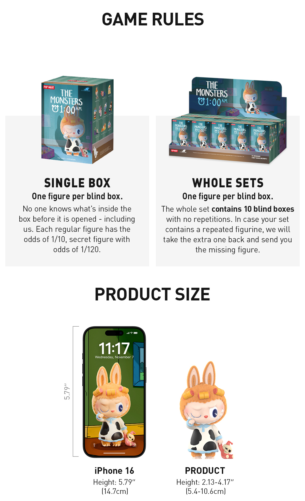 THE MONSTERS 1:00 A.M. Series Figures - POP MART (United States)