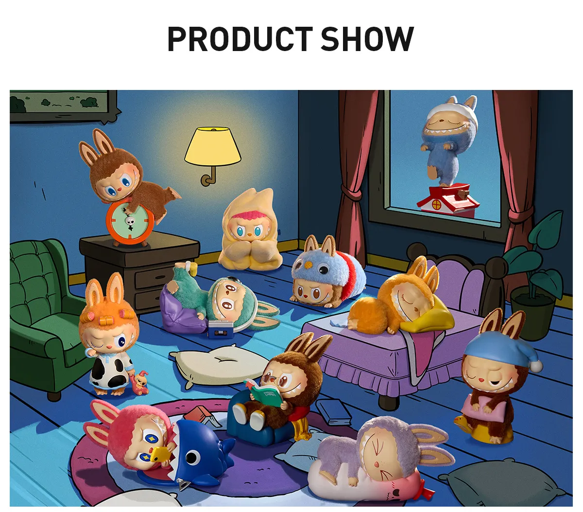 POP NOW:THE MONSTERS 1:00 A.M. Series Figures - POP MART (United 