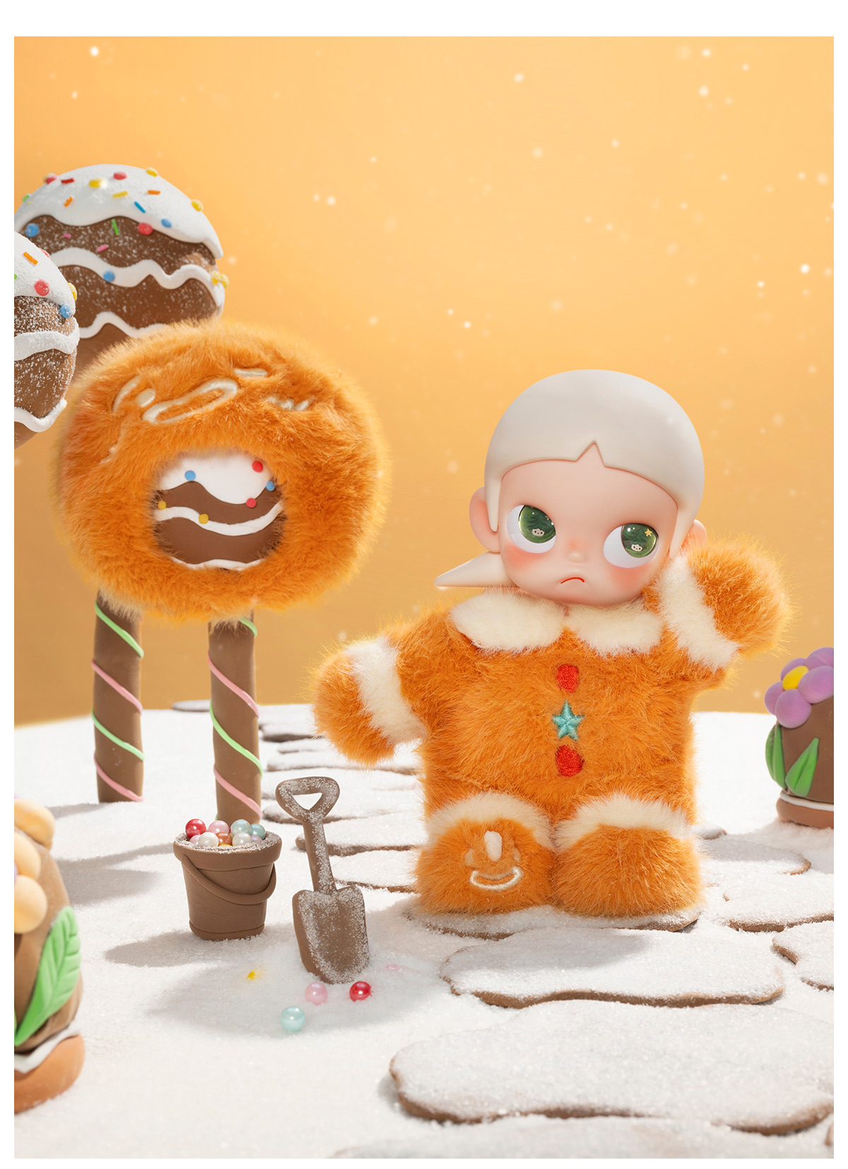 Zsiga Gingerbread Man 1/8 Action Figure - POP MART (Canada)