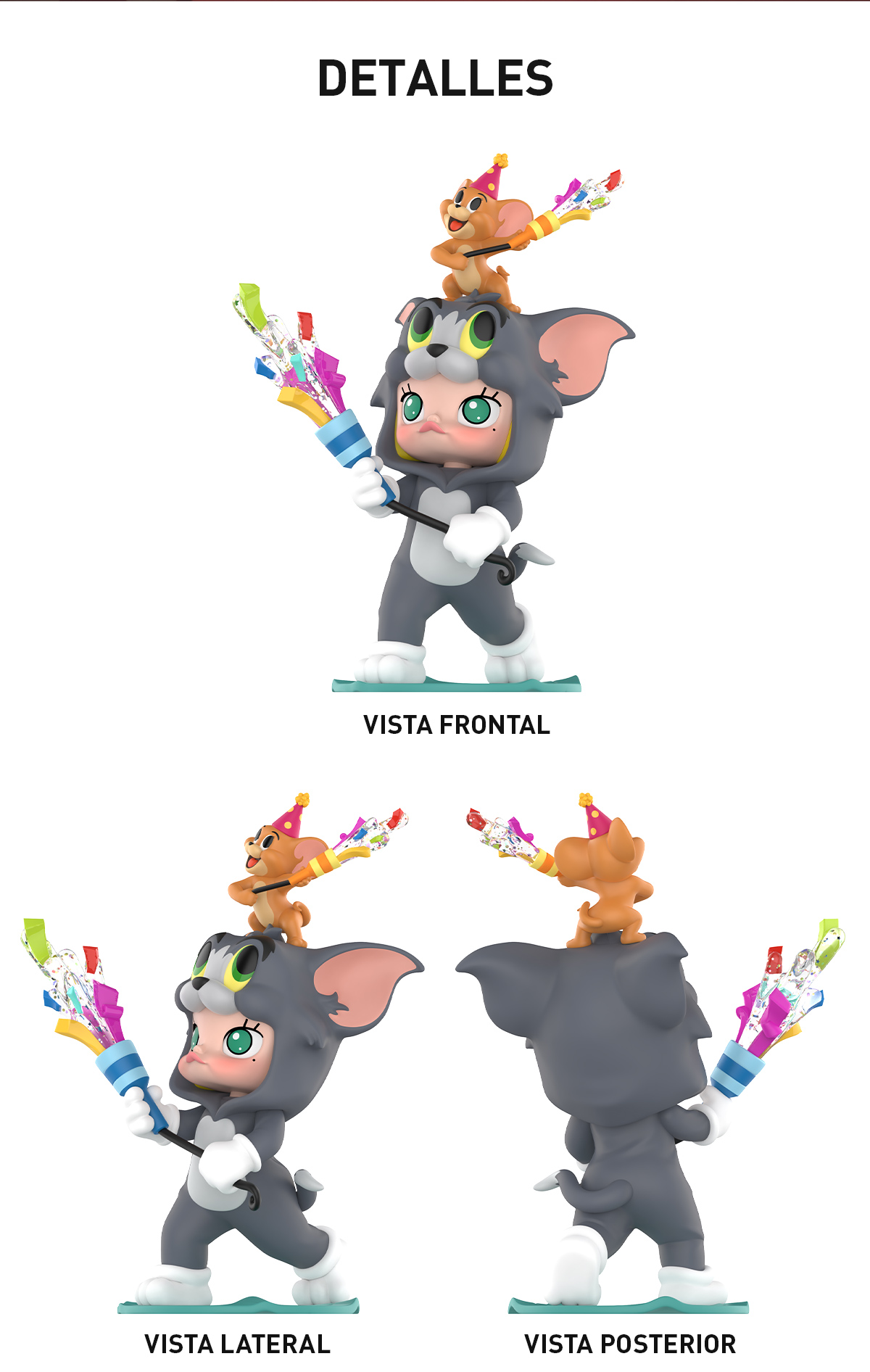 MOLLY × TOM Y JERRY Figura - POP MART (Mexico)